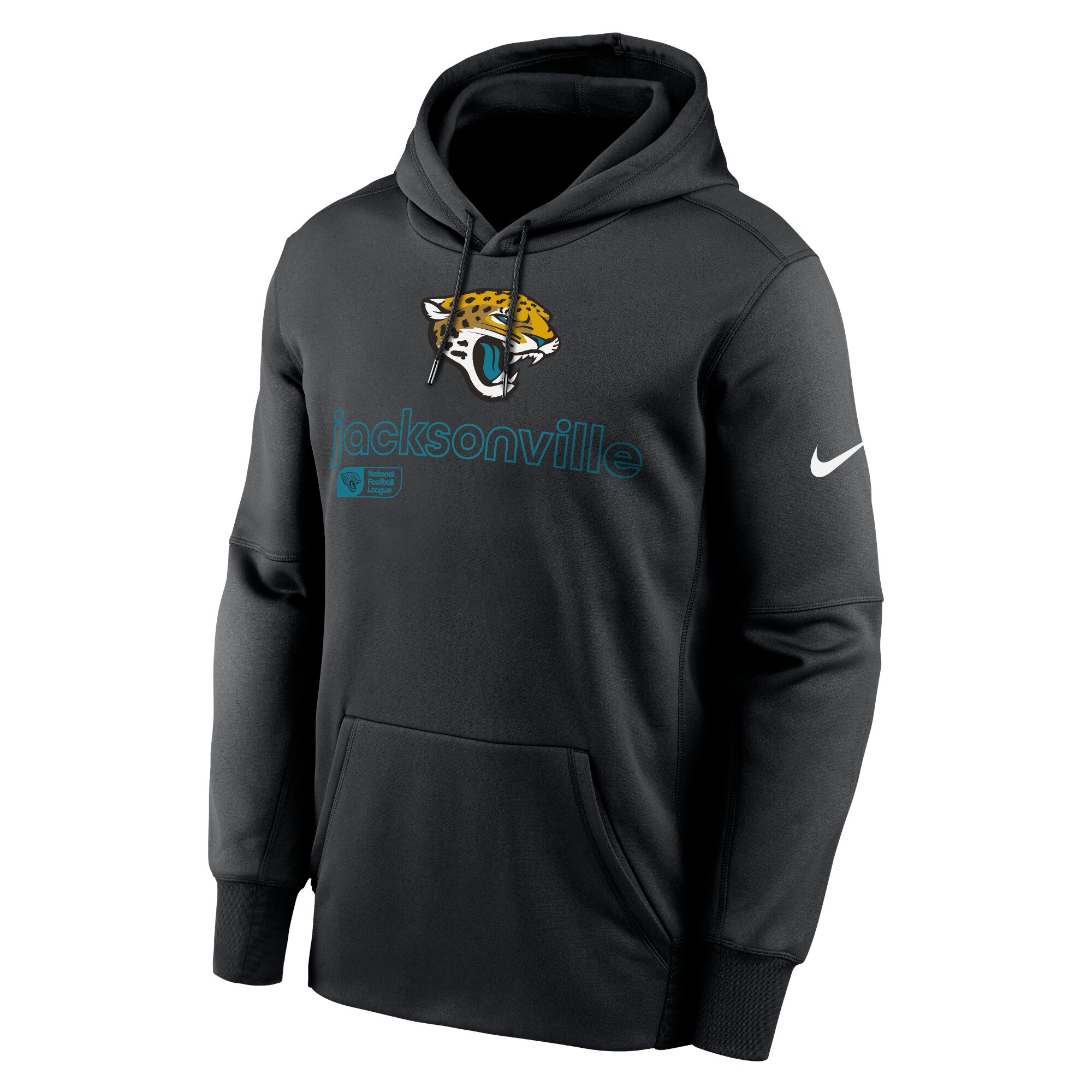 Jacksonville Jaguars Performance Pullover Hoodie - Black