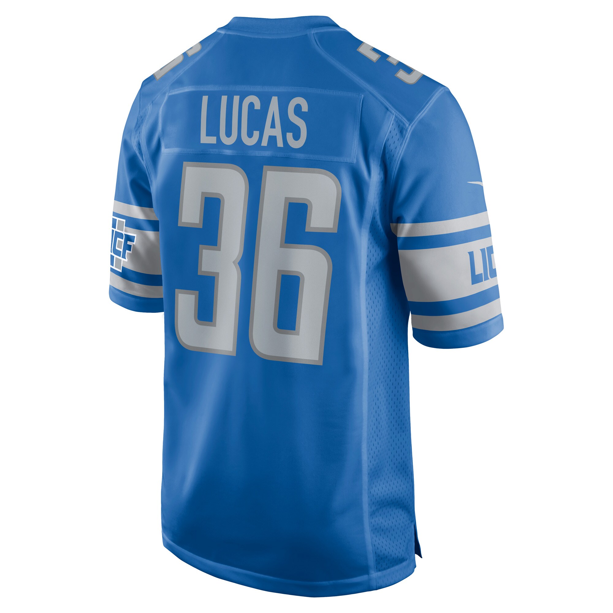 Chase Lucas Detroit Lions  Player Game Jersey - Blue