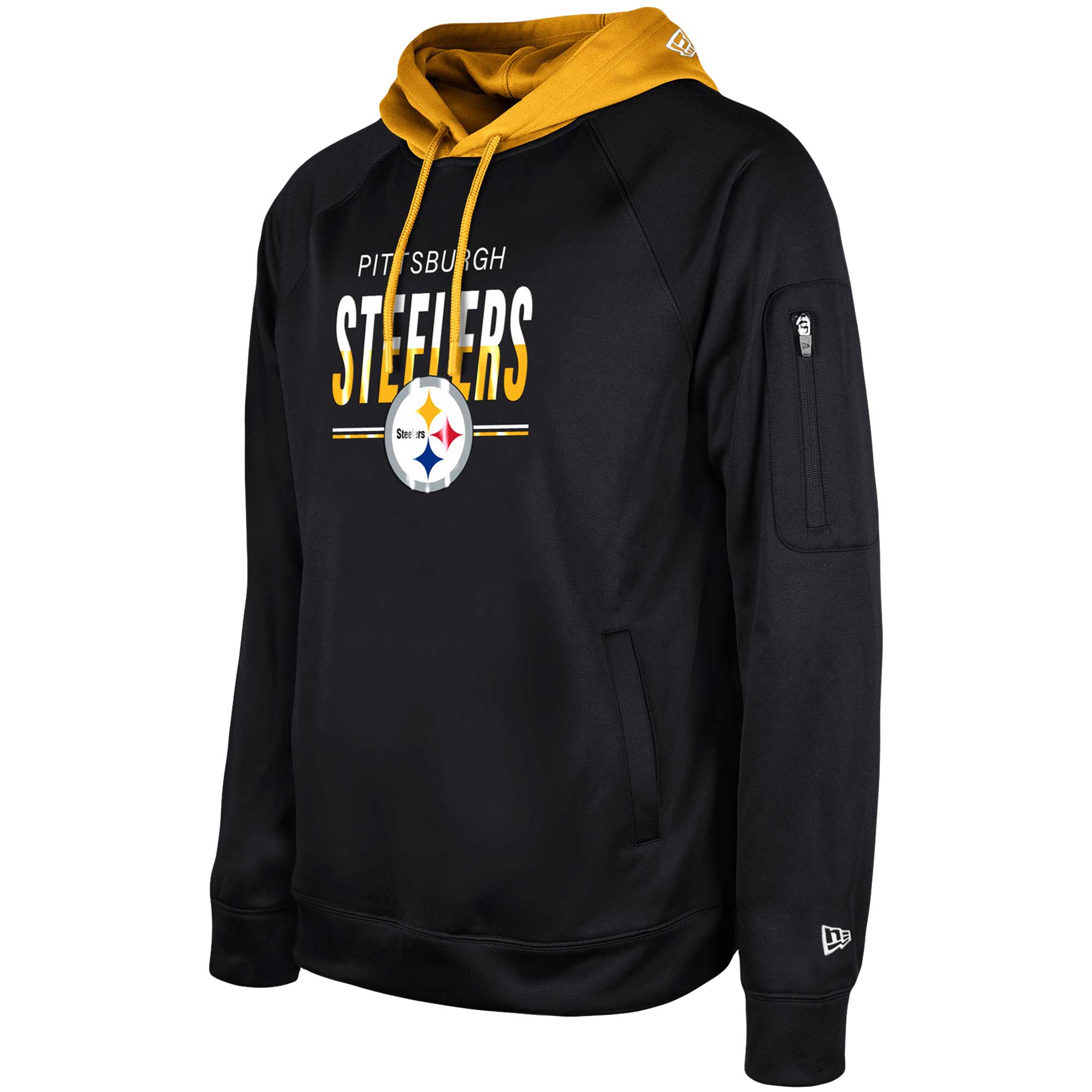 Pittsburgh Steelers  2023  Training Camp Raglan Pullover Hoodie - Black