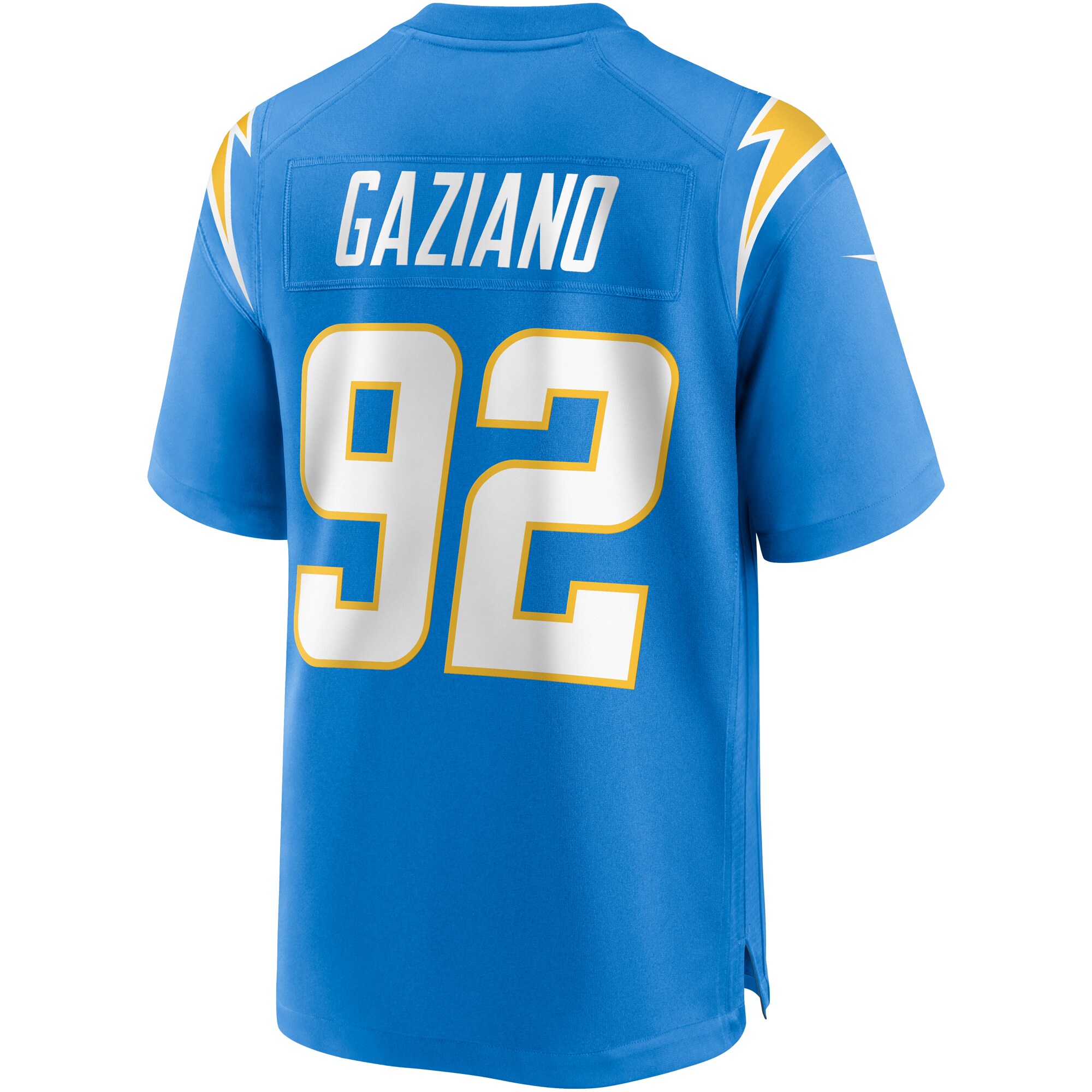Joe Gaziano Los Angeles Chargers  Game Jersey - Powder Blue