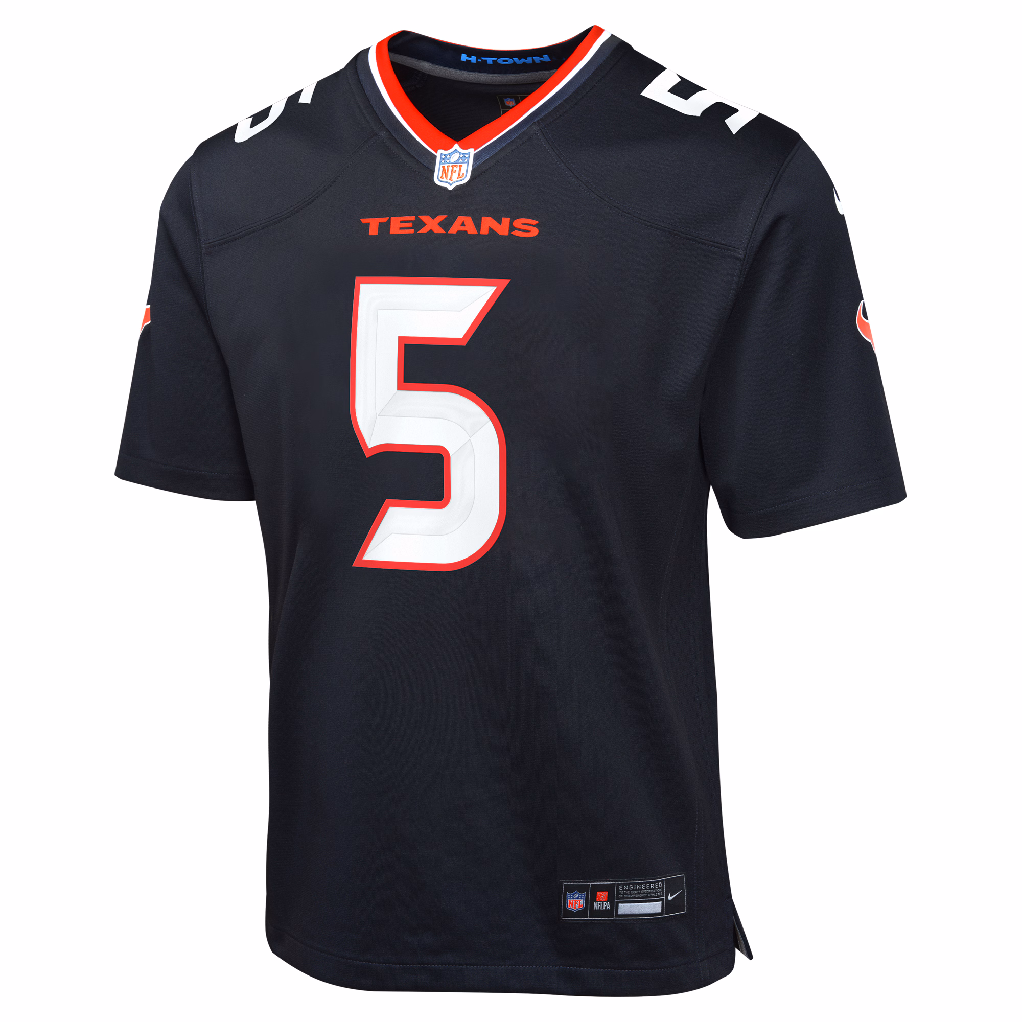 Jalen Pitre Houston Texans Youth Game Jersey - Navy
