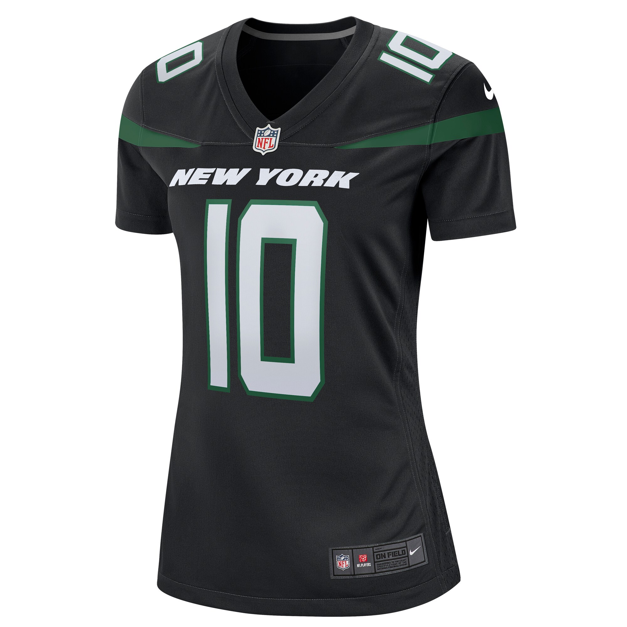 Allen Lazard New York Jets  Women's Alternate Game Jersey - Stealth Black