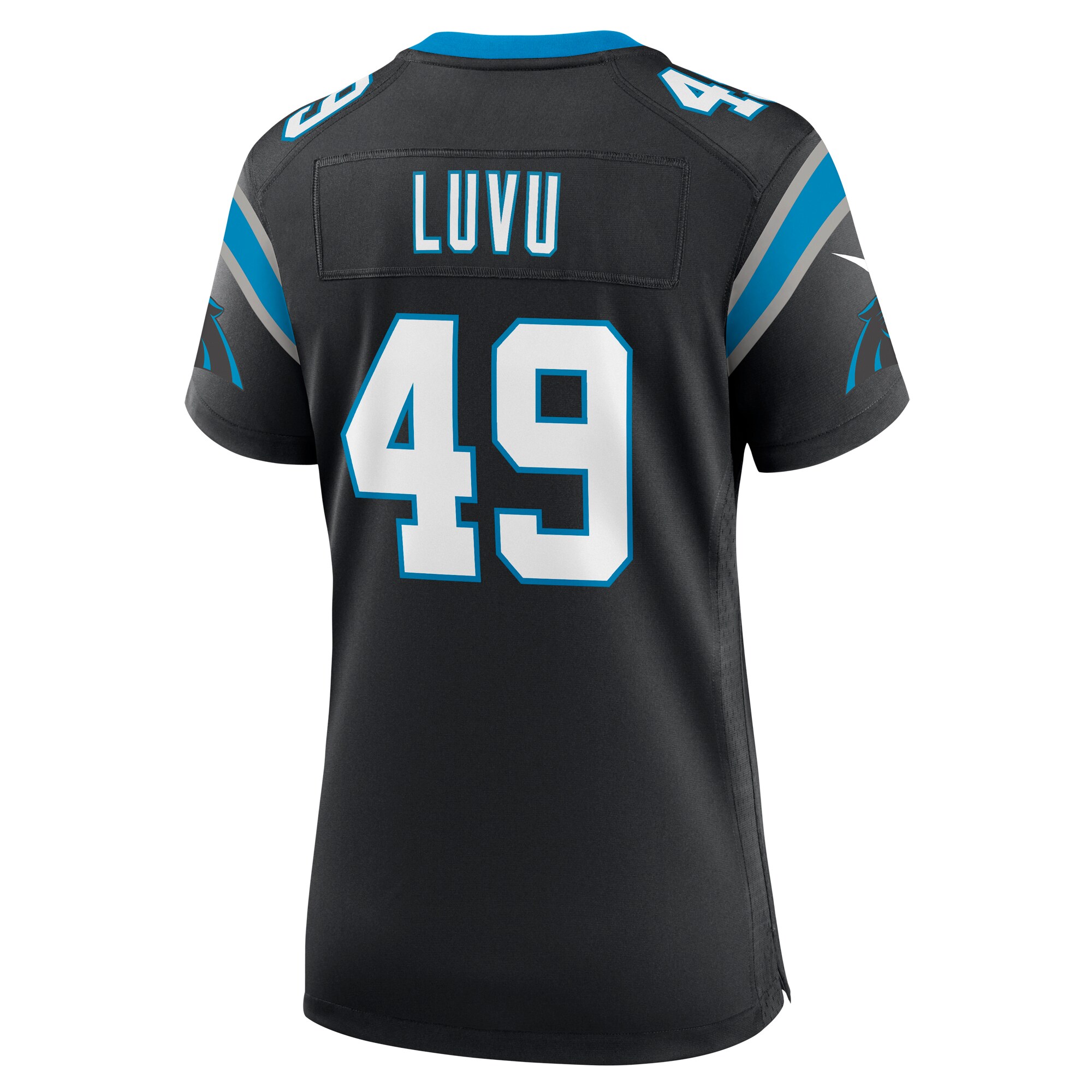 Frankie Luvu Carolina Panthers  Women's Team Game Jersey - Black