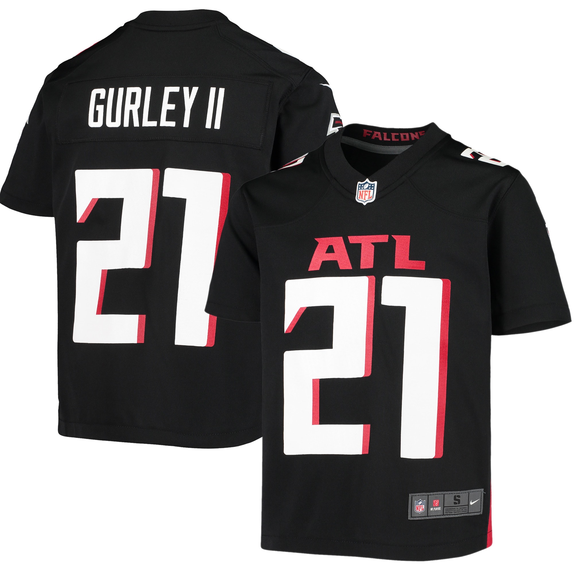 Todd Gurley II Atlanta Falcons  Youth Player Game Jersey - Black