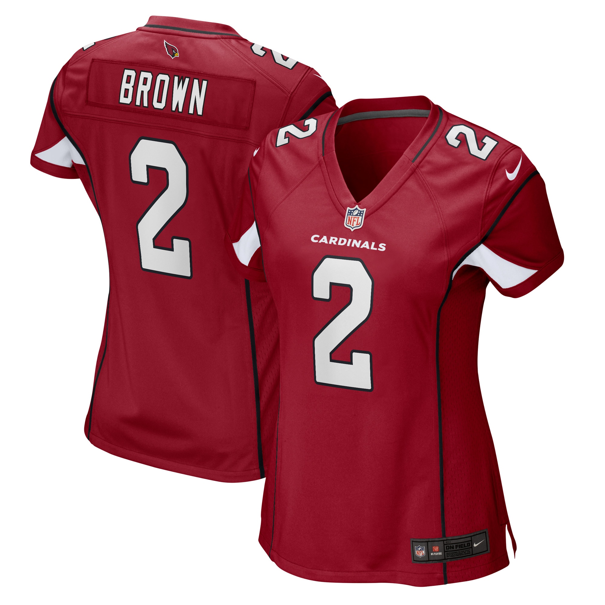 Marquise Brown Arizona Cardinals  Women's Game Player Jersey - Cardinal