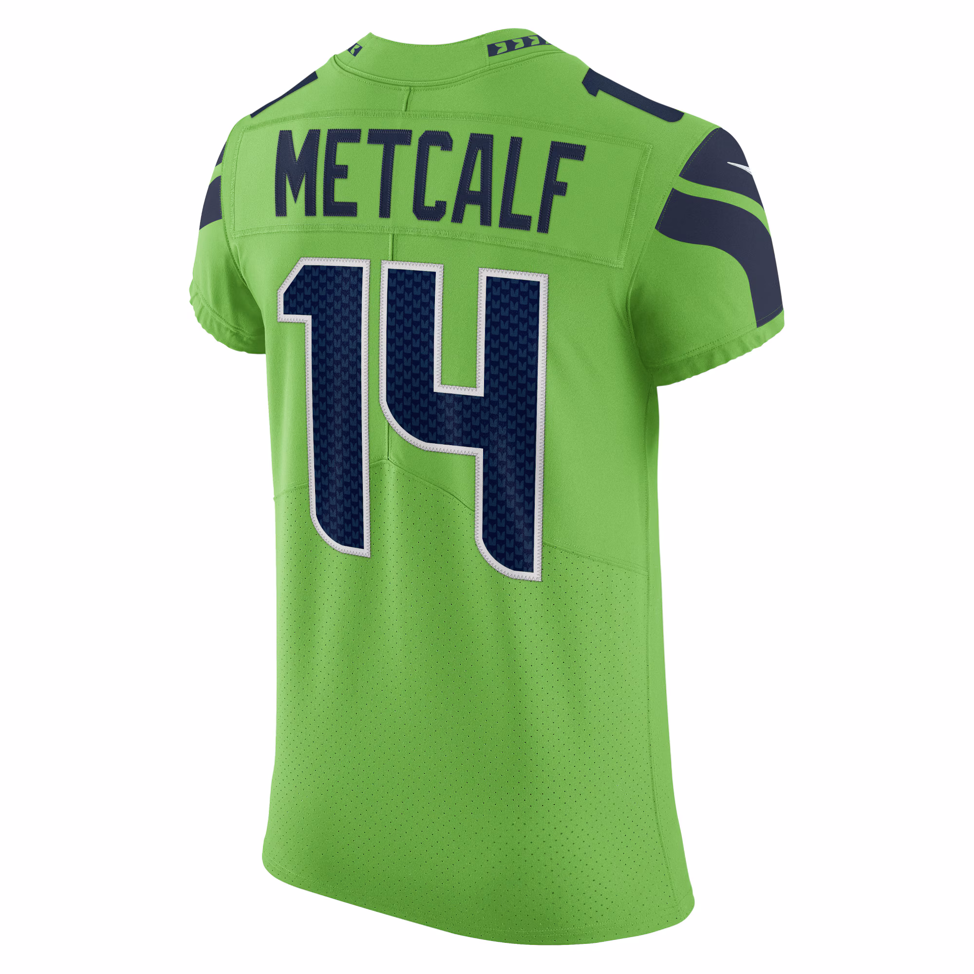 DK Metcalf Seattle Seahawks Alternate Vapor Elite Player Jersey - Neon Green