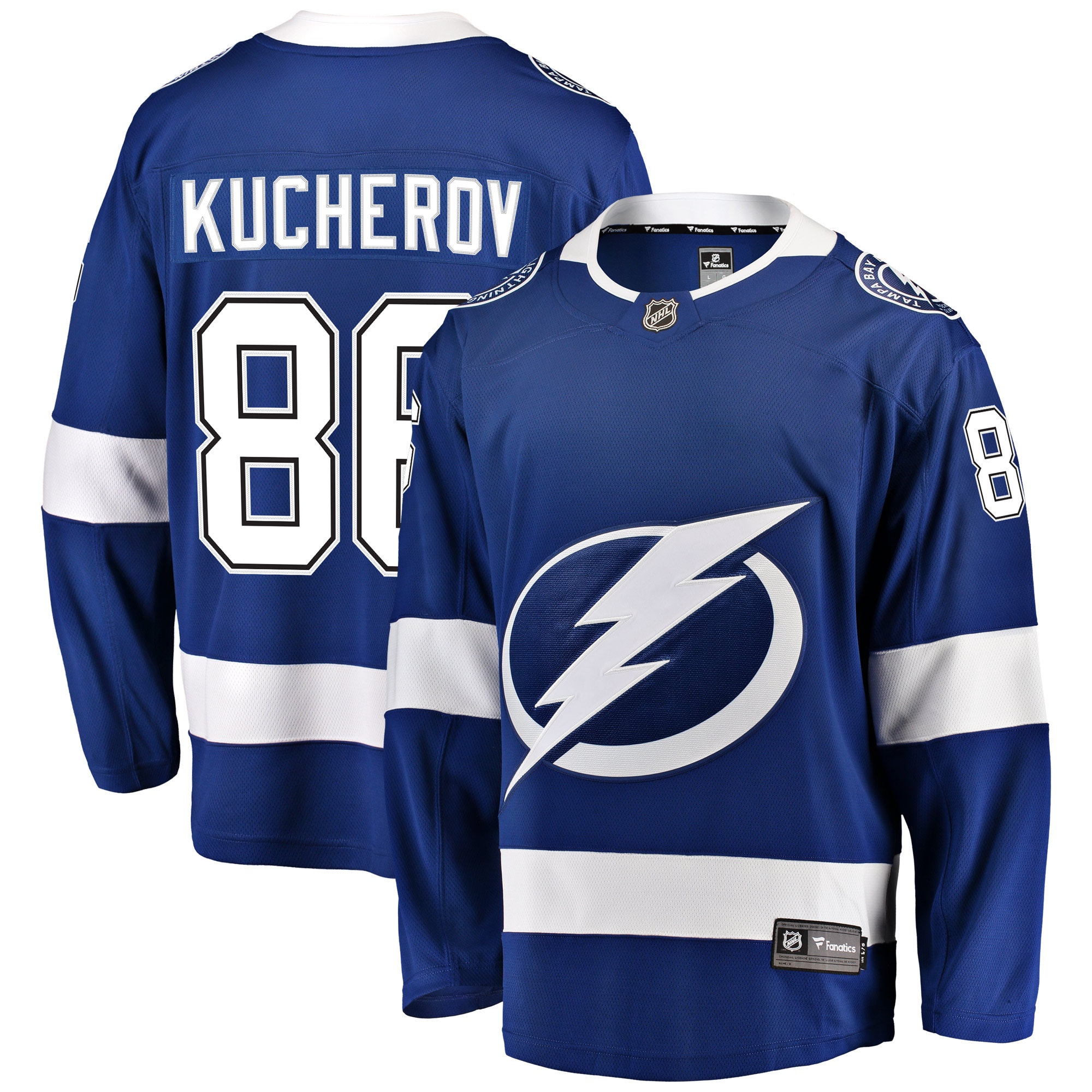 Nikita Kucherov Tampa Bay Lightning Home Breakaway Player Jersey - Blue