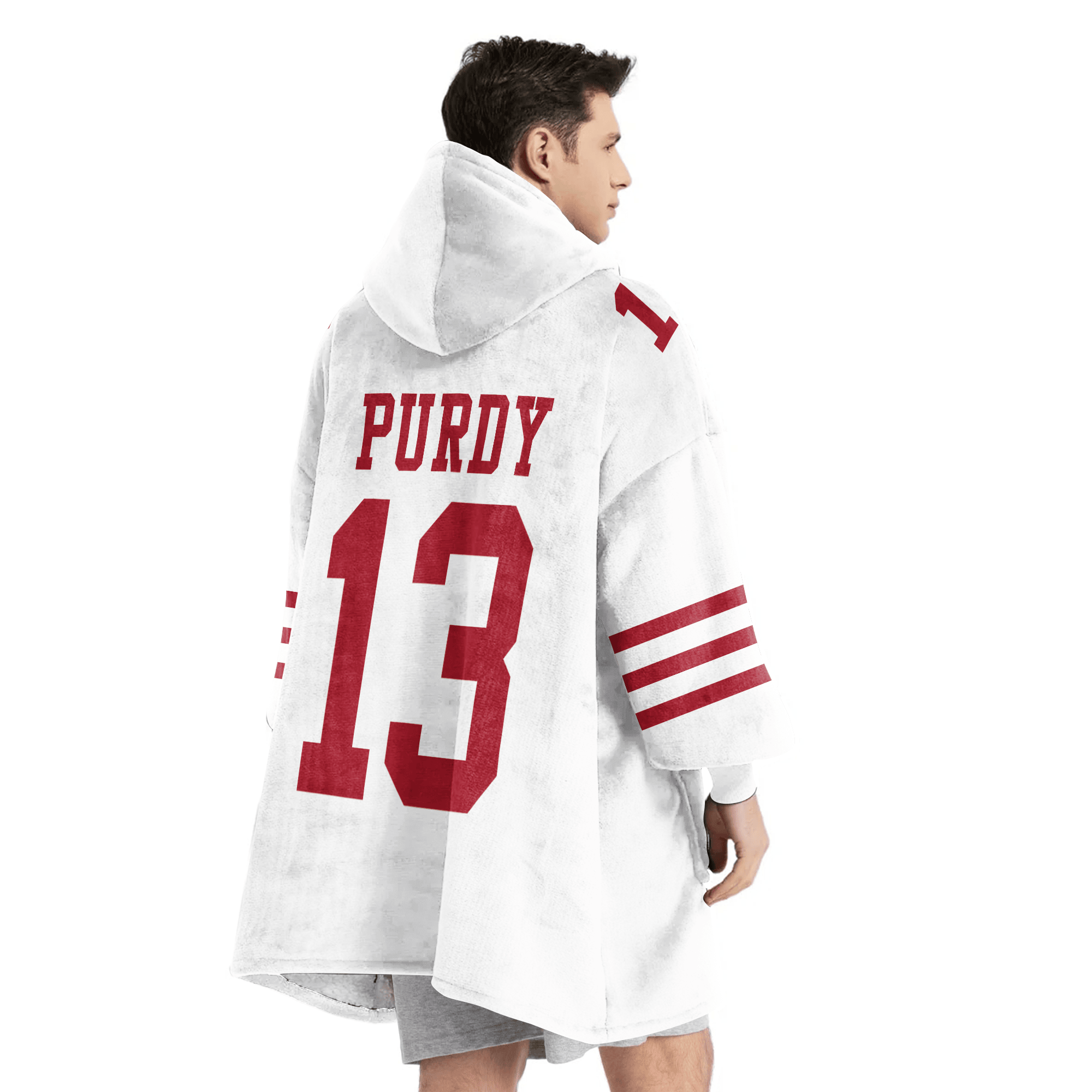 Adult B.P 13 San Francisco 49ers Football Unisex Blanket Hoodie