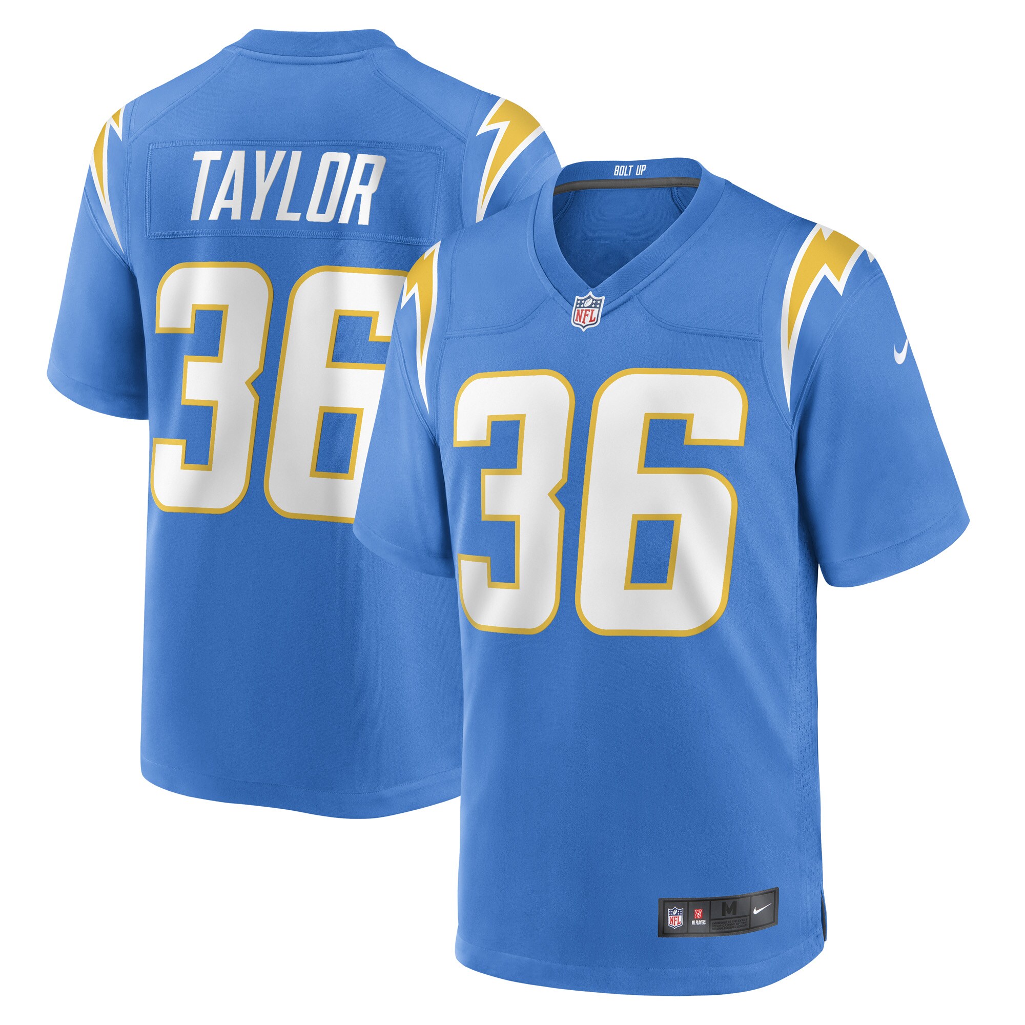 Ja'Sir Taylor Los Angeles Chargers  Game Player Jersey - Powder Blue