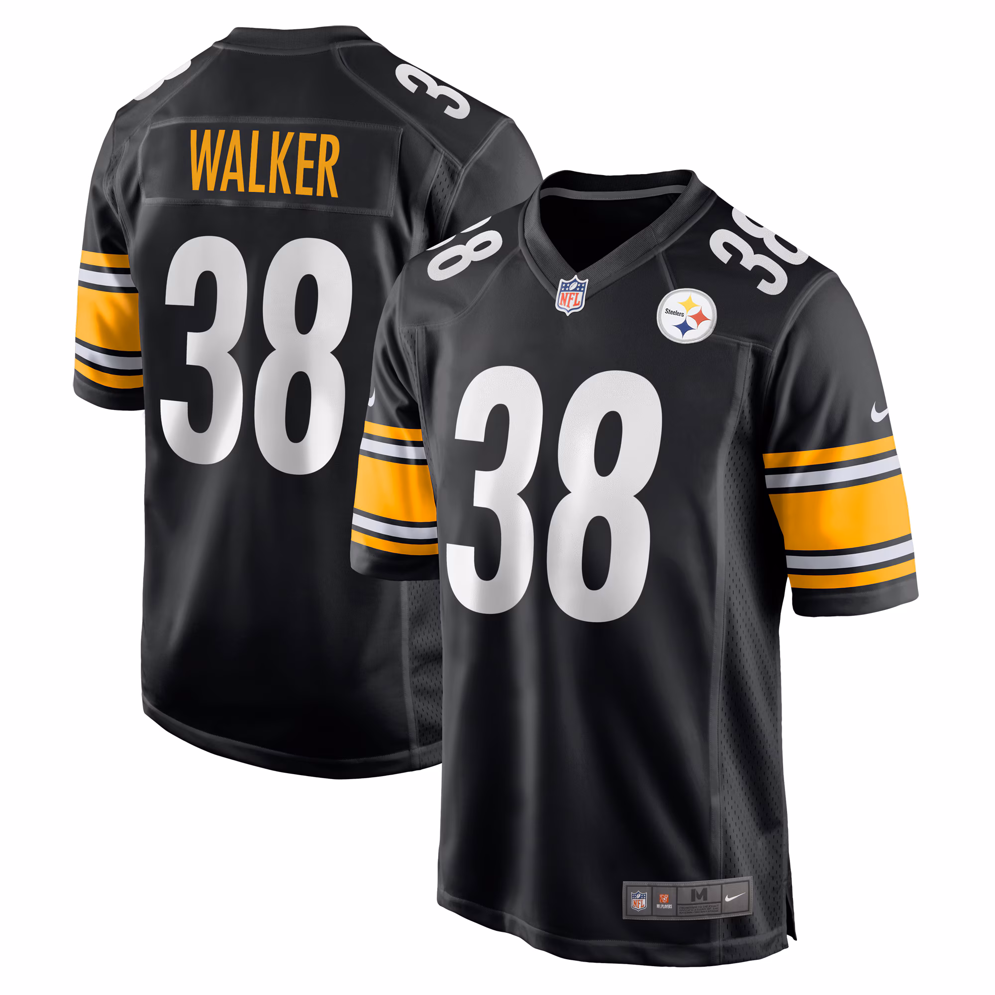 Mykal Walker Pittsburgh Steelers Team Game Jersey -  Black