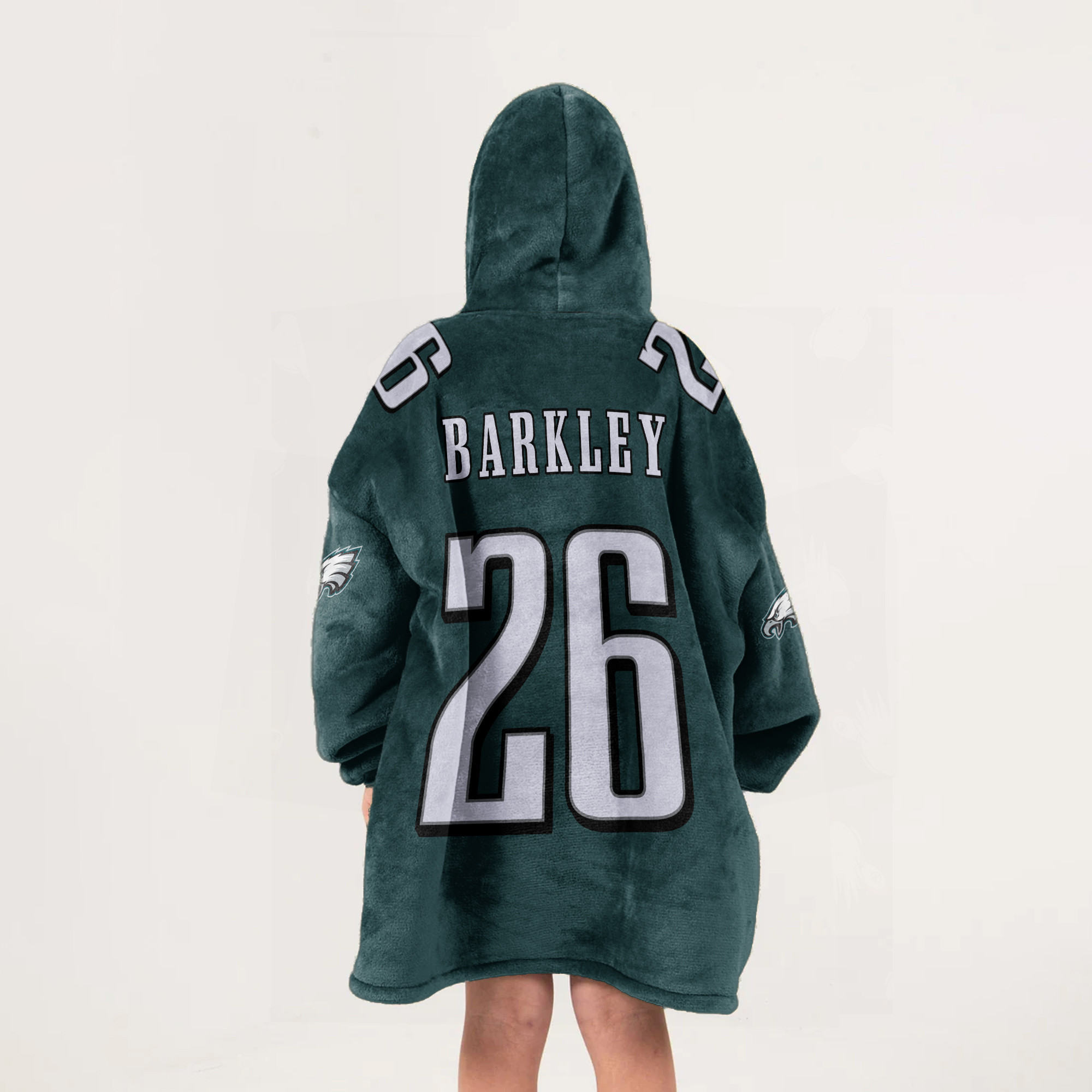 Kid S.B 26 Philadelphia Football Unisex Blanket Hoodie