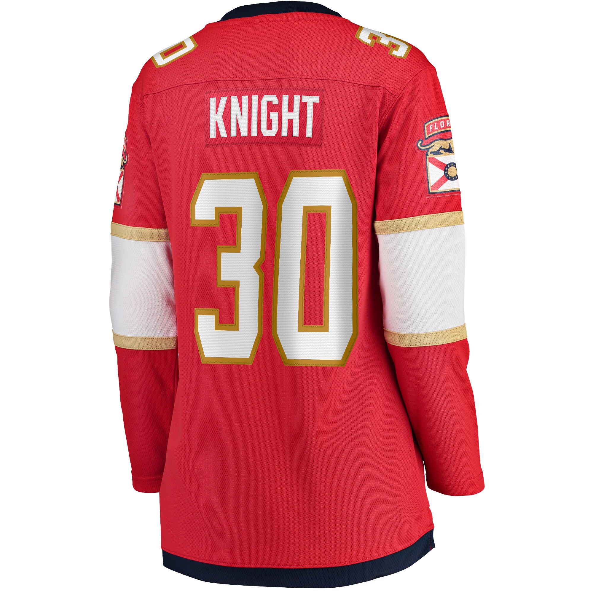 Spencer Knight Florida Panthers Women's 2017/18 Home Breakaway Jersey - Red