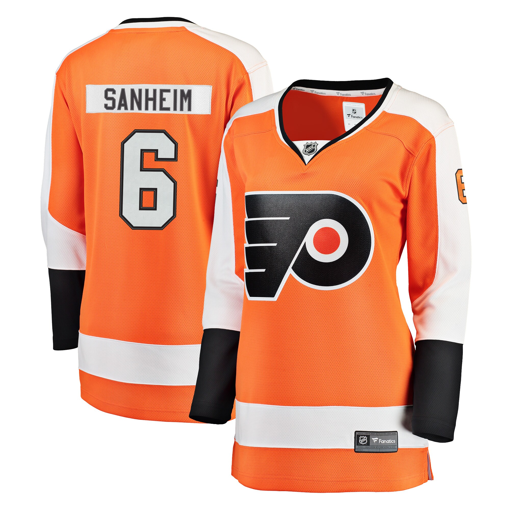 Travis Sanheim Philadelphia Flyers Women's Breakaway Player Jersey - Orange