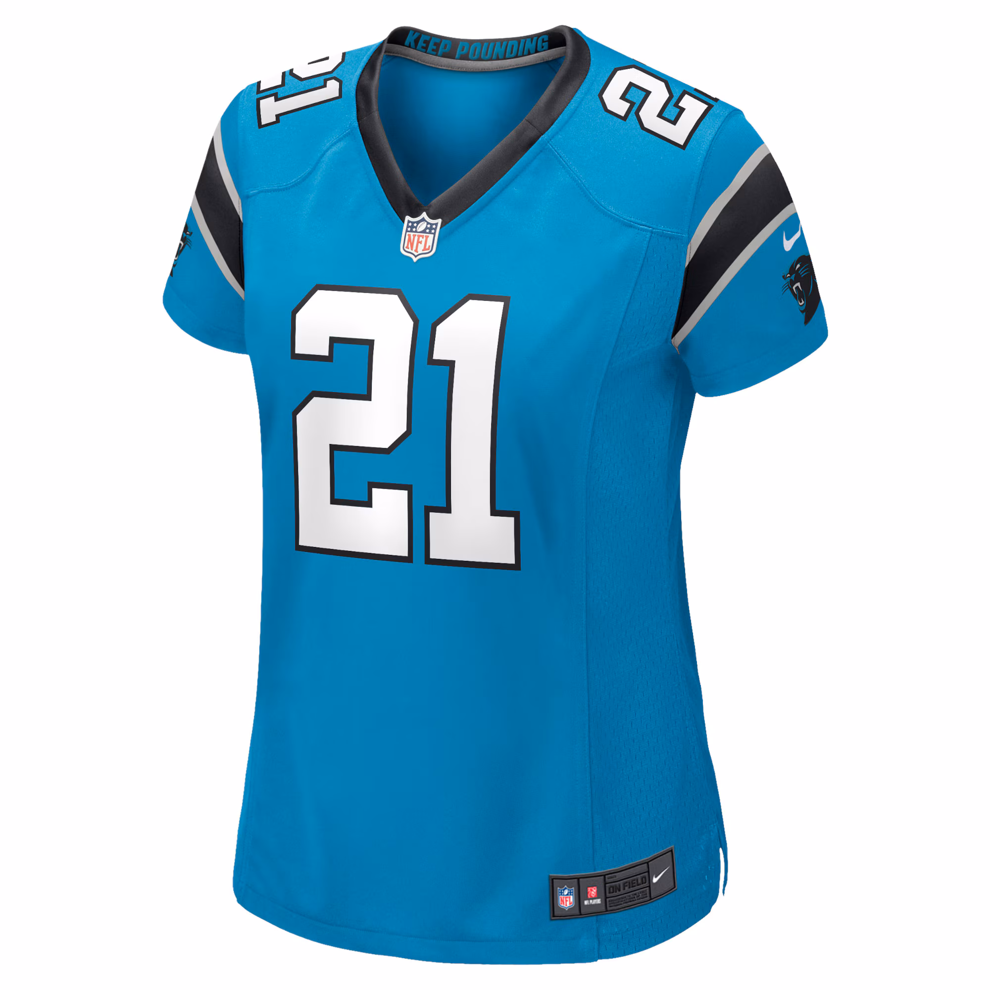 Jeremy Chinn Carolina Panthers Women's Player Game Jersey - Blue