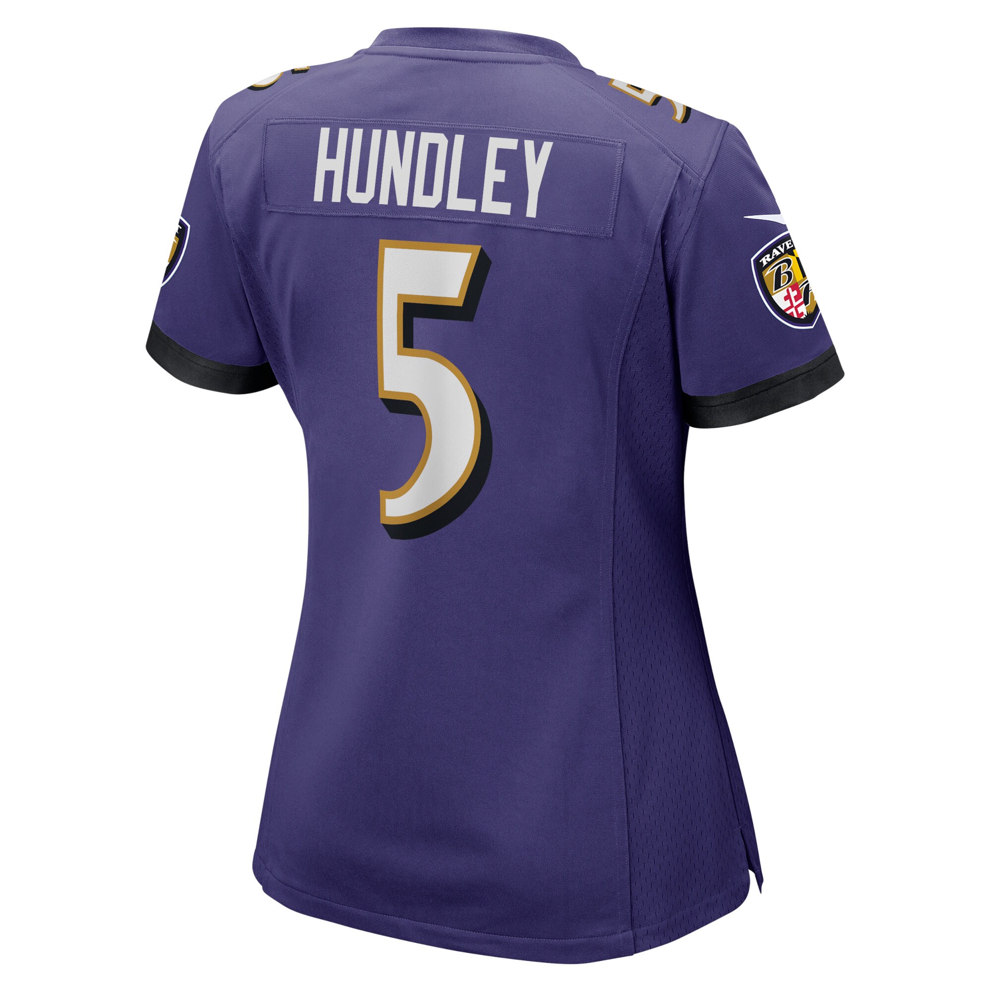 Brett Hundley Baltimore Ravens  Women's Home Game Player Jersey - Purple