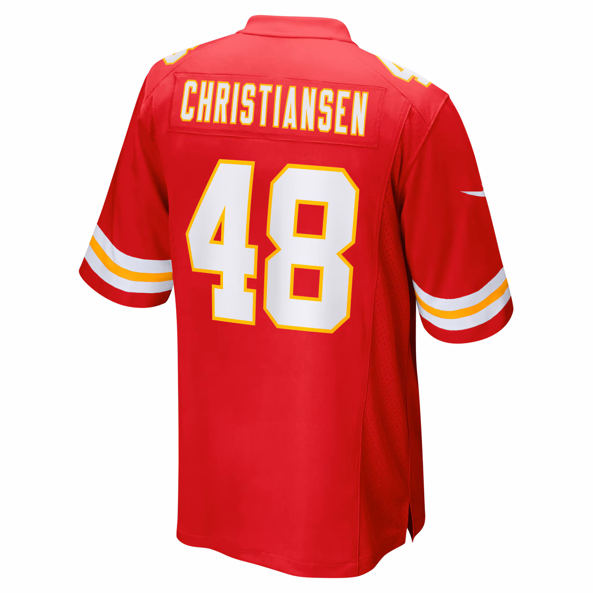 Cole Christiansen Kansas City Chiefs Game Player Jersey - Red