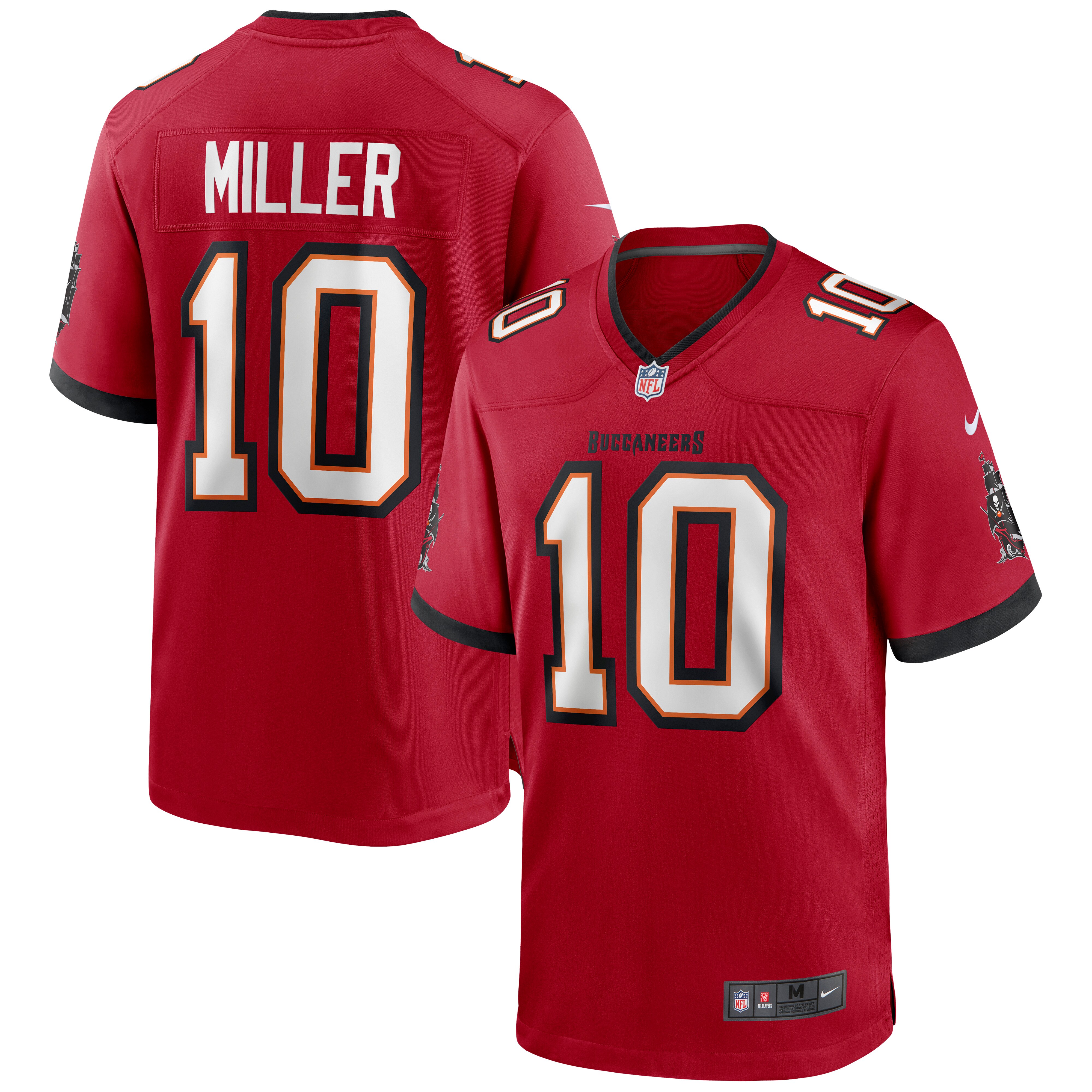 Scotty Miller Tampa Bay Buccaneers  Game Jersey - Red