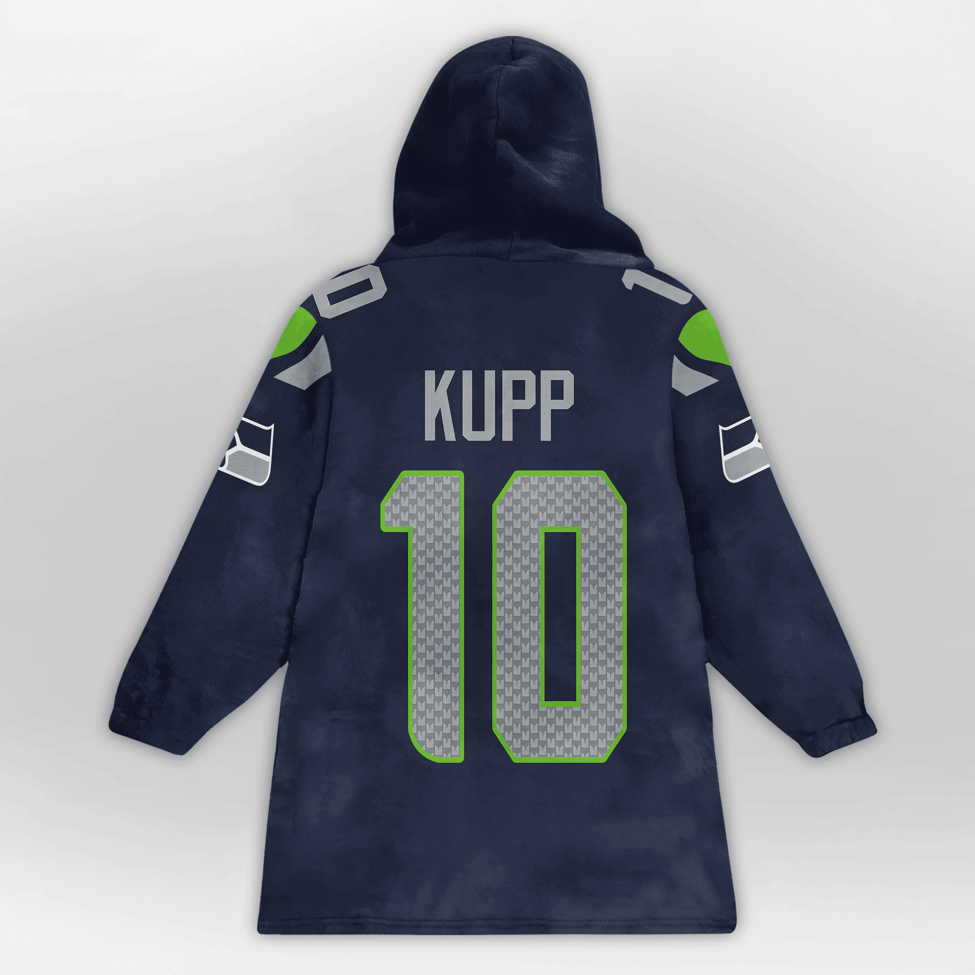 Kid 10 Seattle Football Unisex Blanket Hoodie