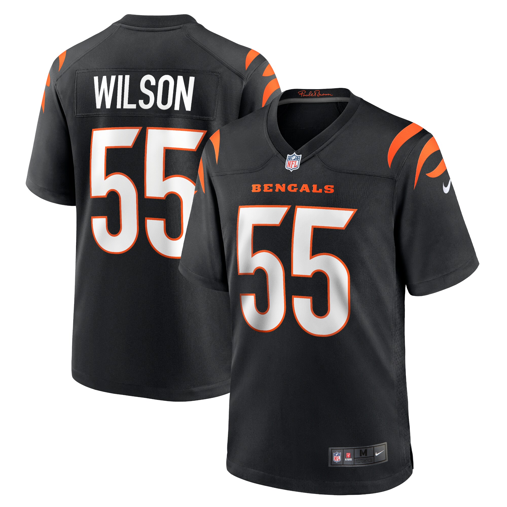 Logan Wilson Cincinnati Bengals Game Jersey - Black