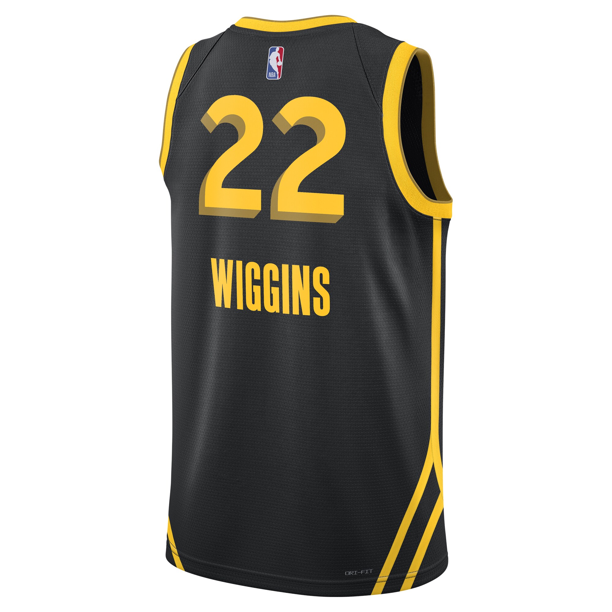 Unisex Golden State Warriors Andrew Wiggins  Black 2023/24 Swingman Jersey - City Edition