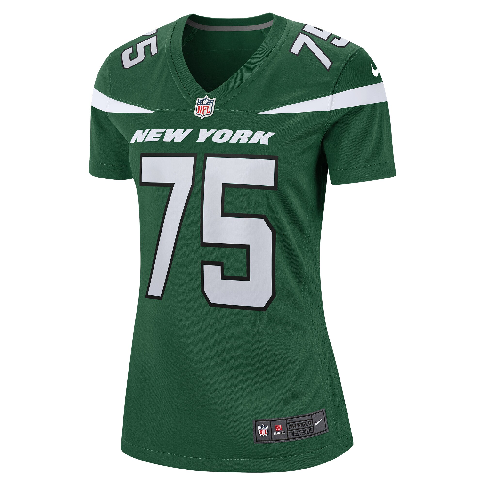 Alijah Vera-Tucker New York Jets  Women's Game Player Jersey - Gotham Green