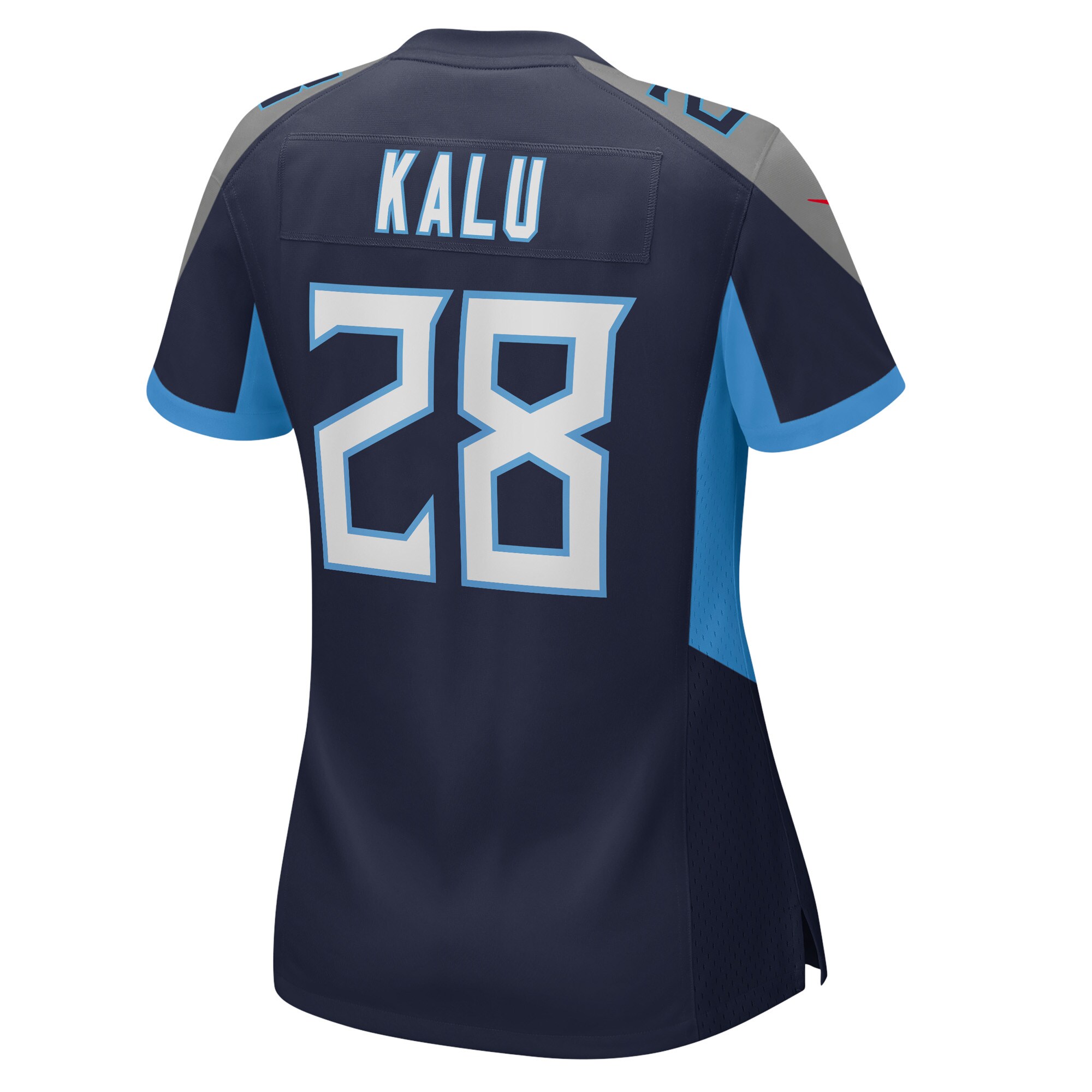 Joshua Kalu Tennessee Titans  Women's Game Player Jersey - Navy