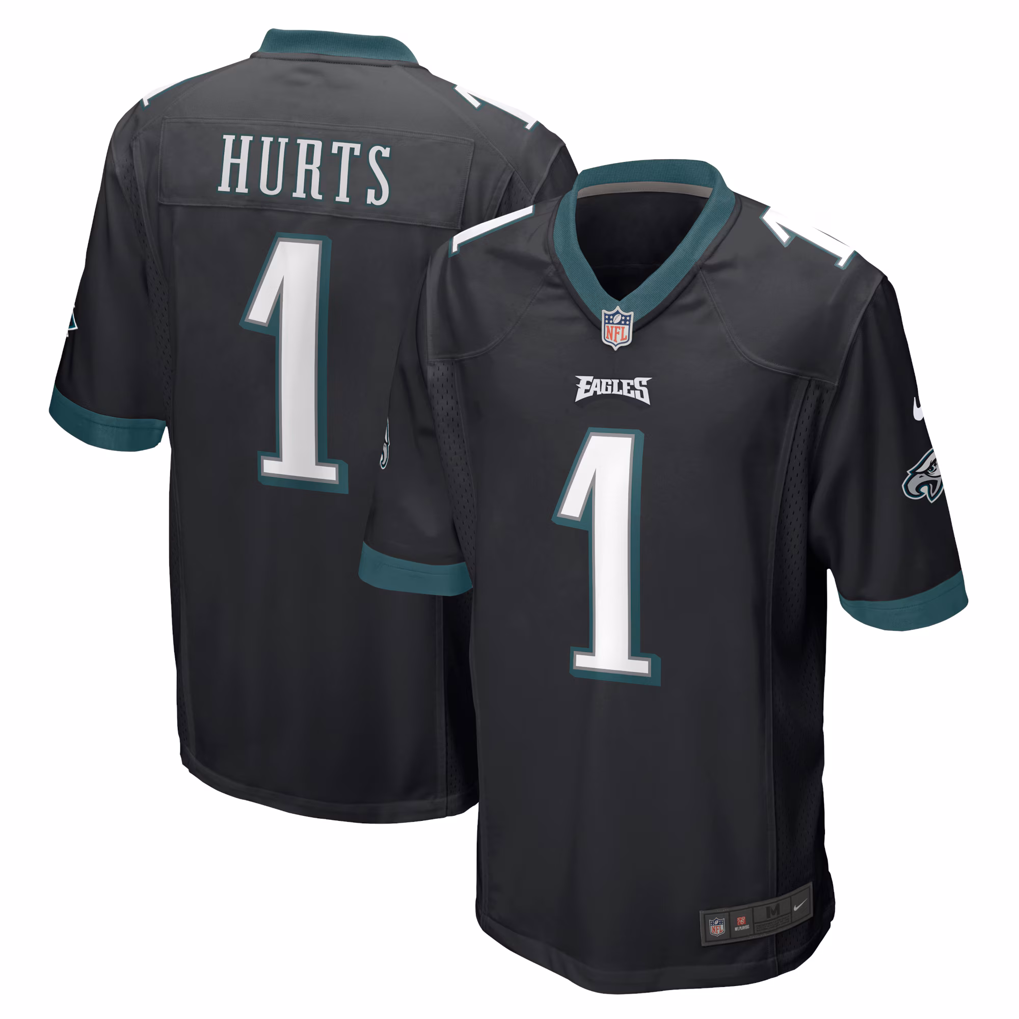 Jalen Hurts Philadelphia Eagles Alternate Game Jersey - Black