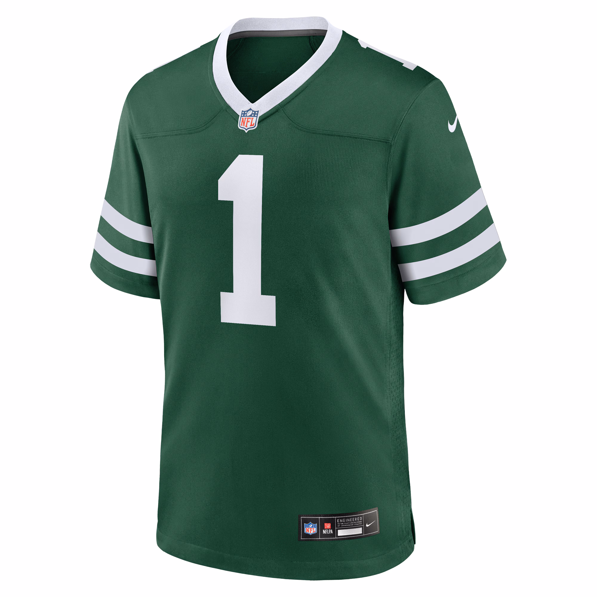 New York Jets #1 Dad Game Jersey - Legacy Green