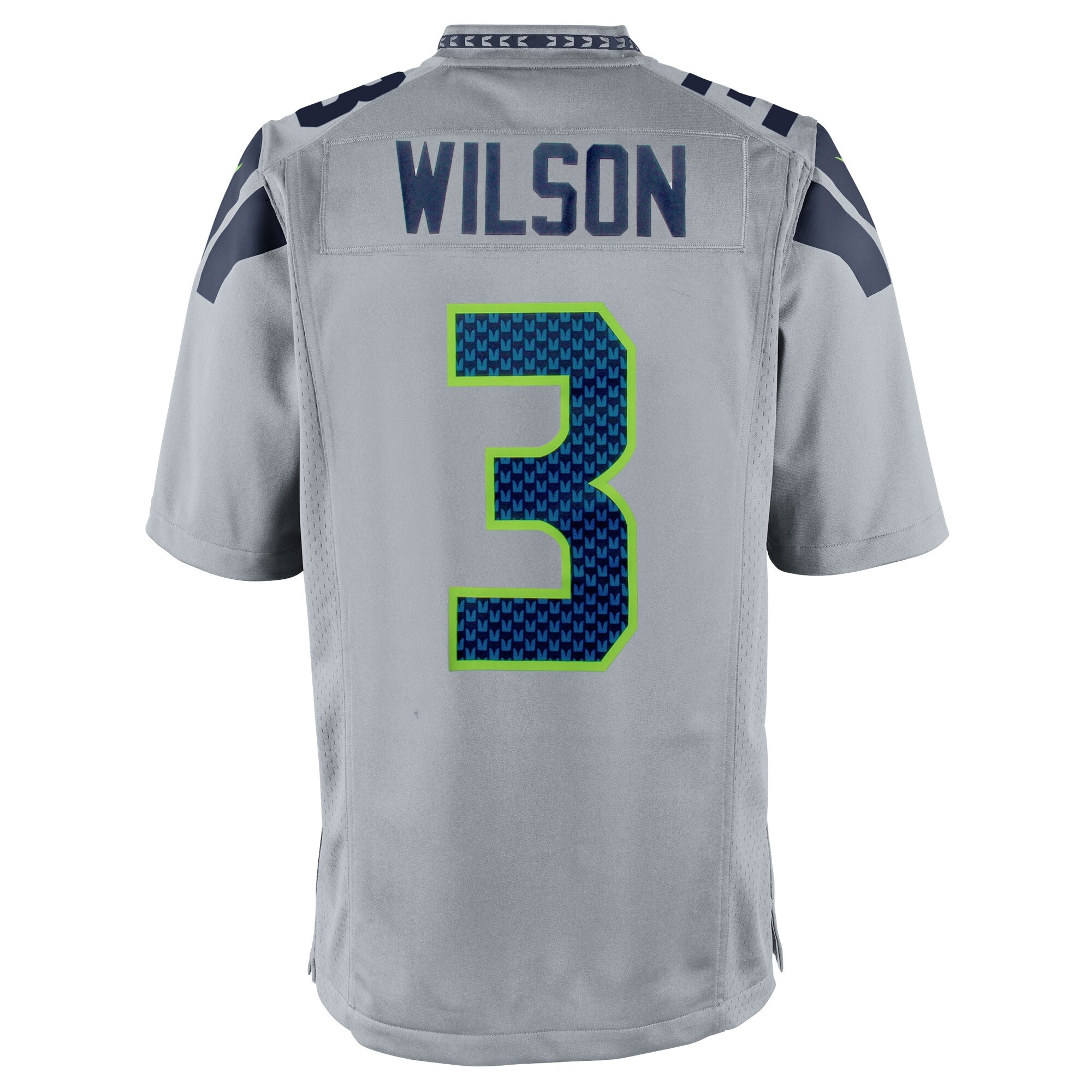 Russell Wilson Seattle Seahawks  Alternate Game Jersey - Gray