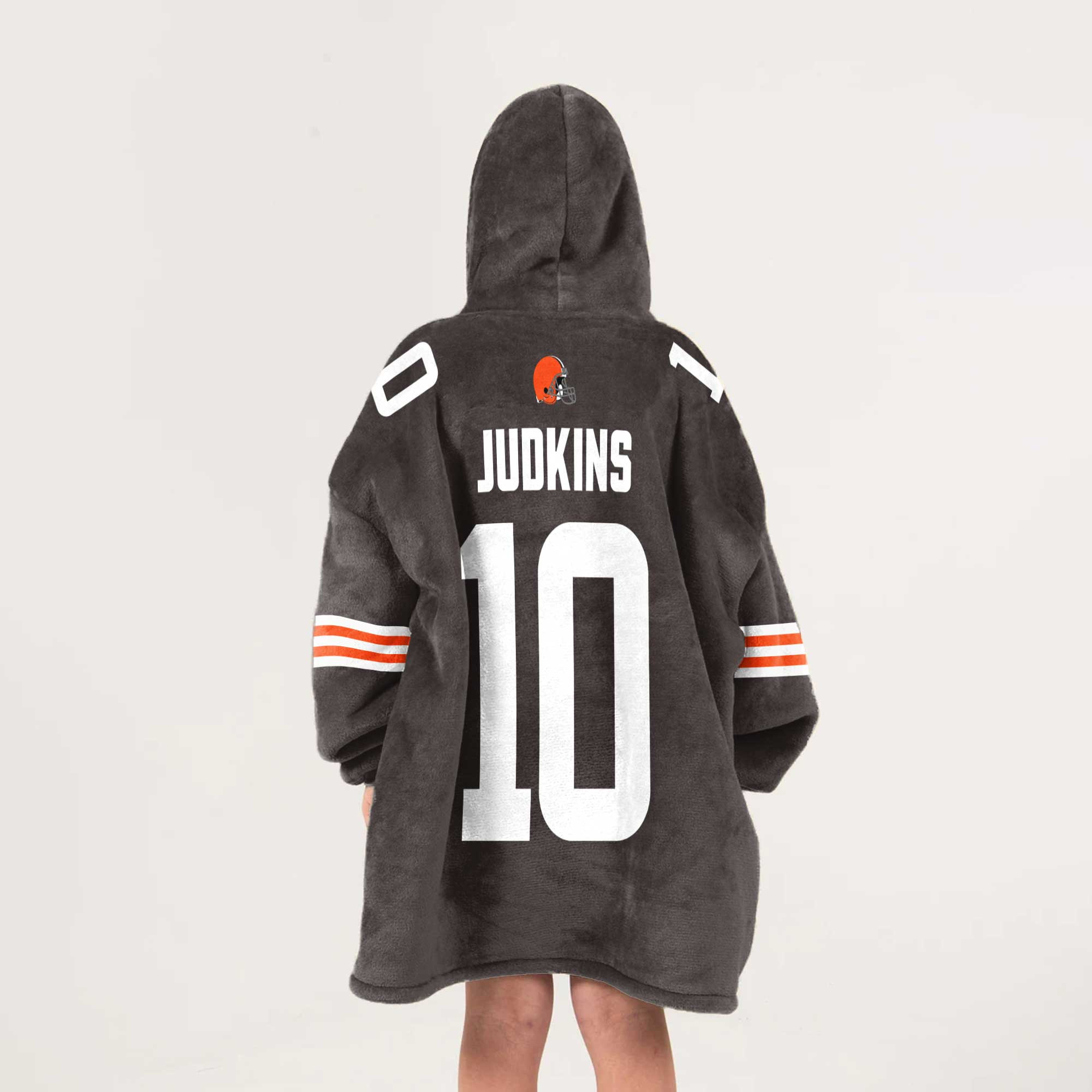 Q.J 10 Cleveland Football Unisex Blanket Hoodie