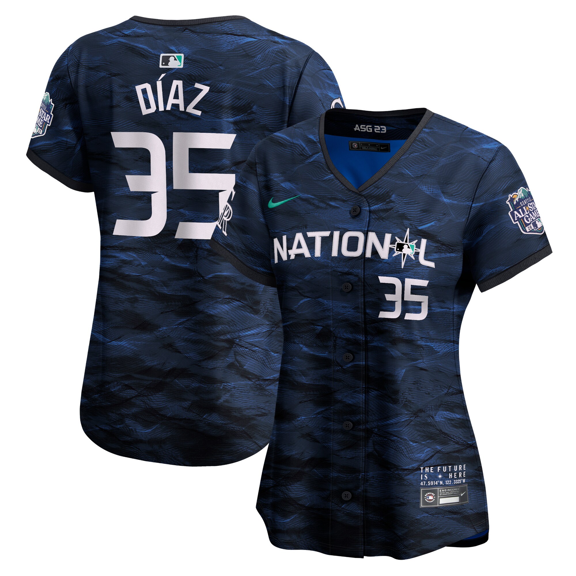 Elias Diaz National League  Women's 2023 MLB All-Star Game Limited Player Jersey - Royal