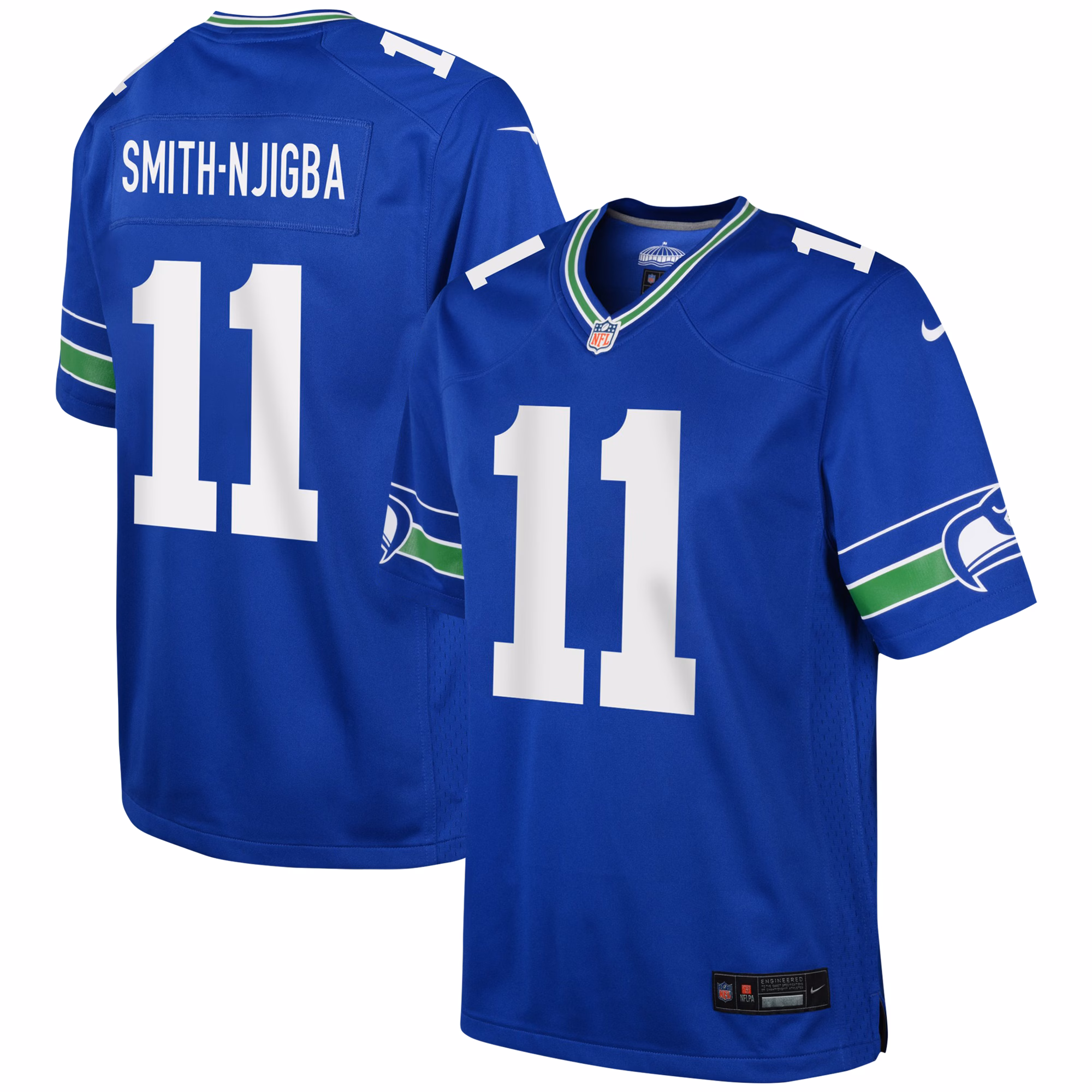 Jaxon Smith-Njigba Seattle Seahawks Youth Alternate Player Game Jersey - Neon Green