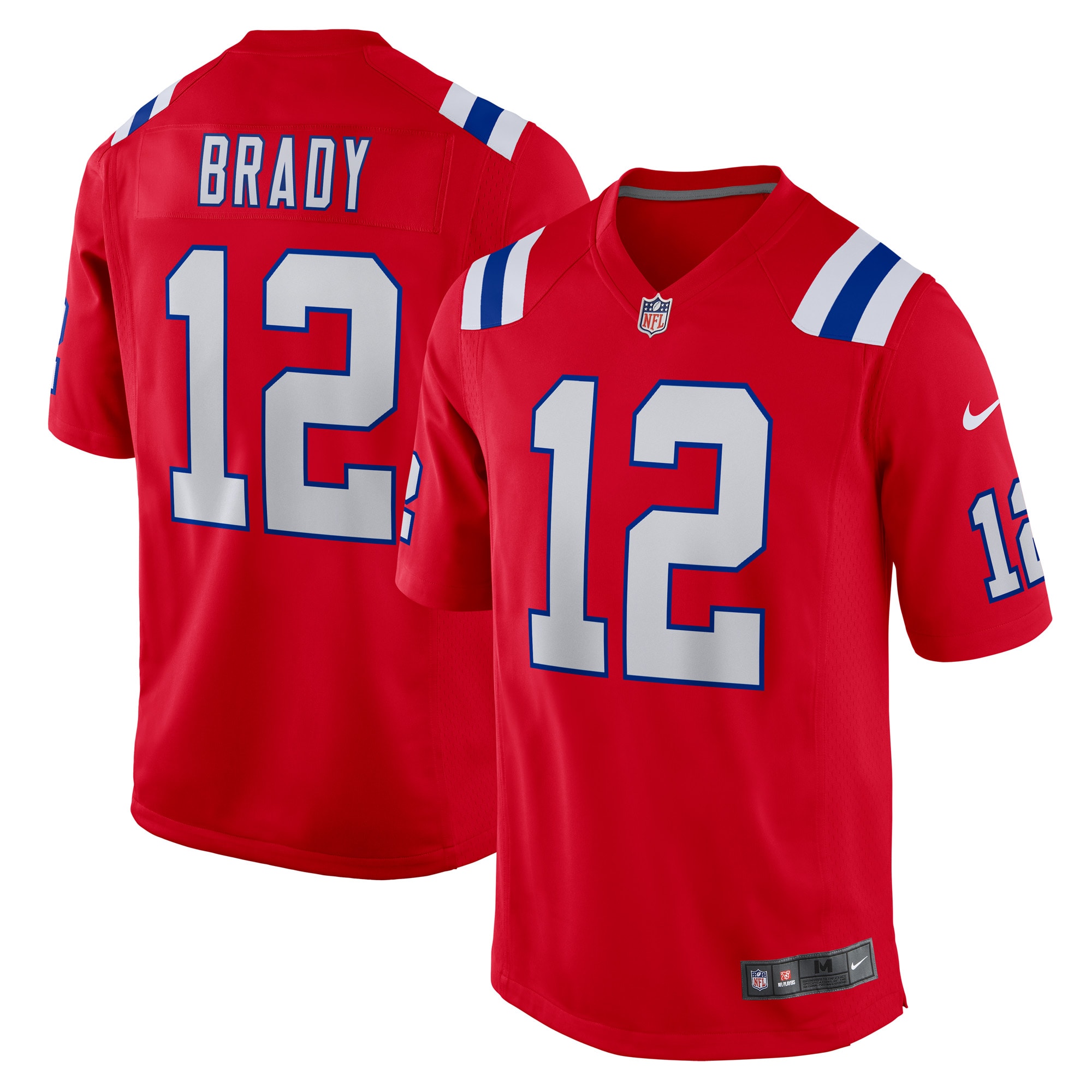 Tom Brady New England Patriots Retired Game Jersey - Red