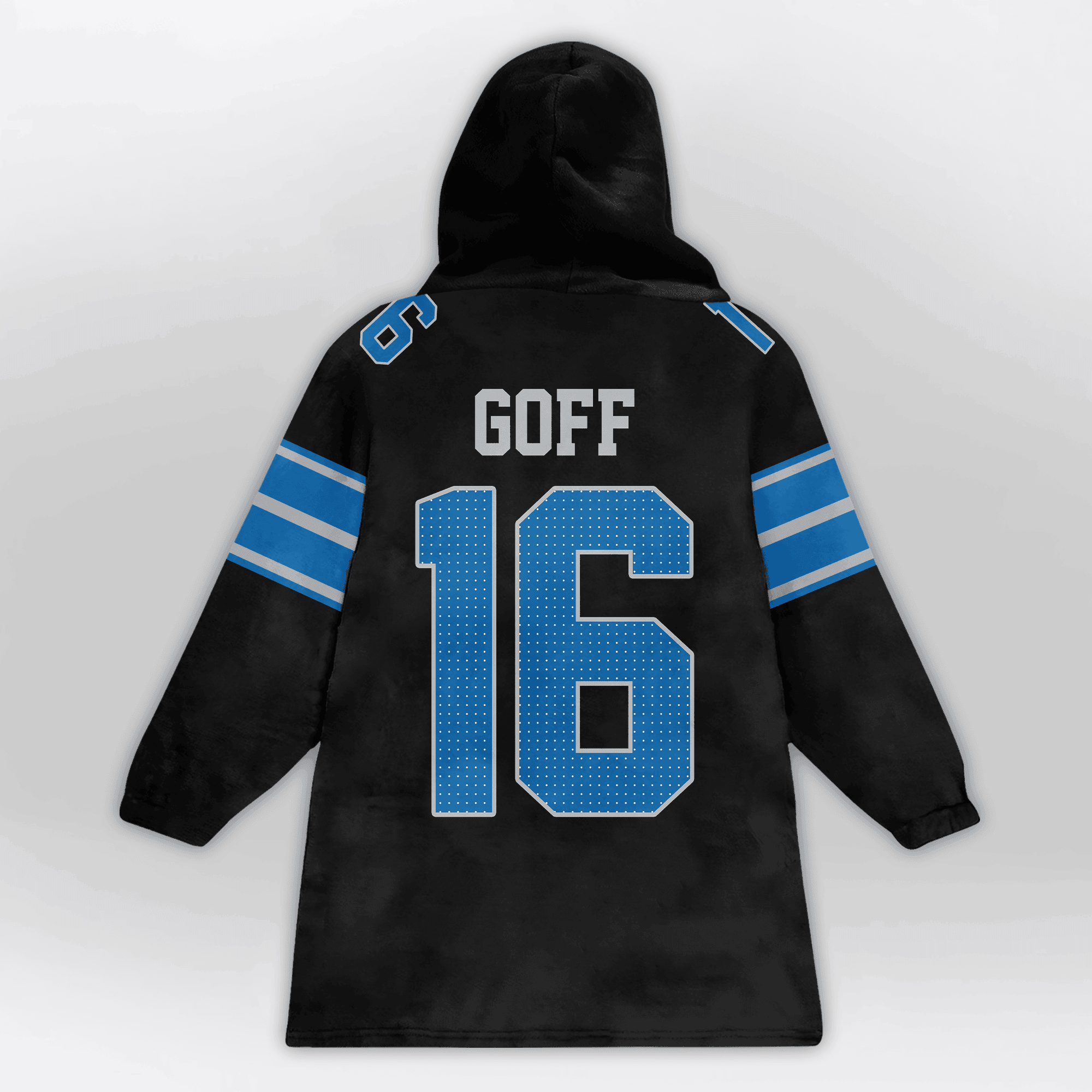Kid All Grit J.G 16 Detroit Football Unisex Blanket Hoodie