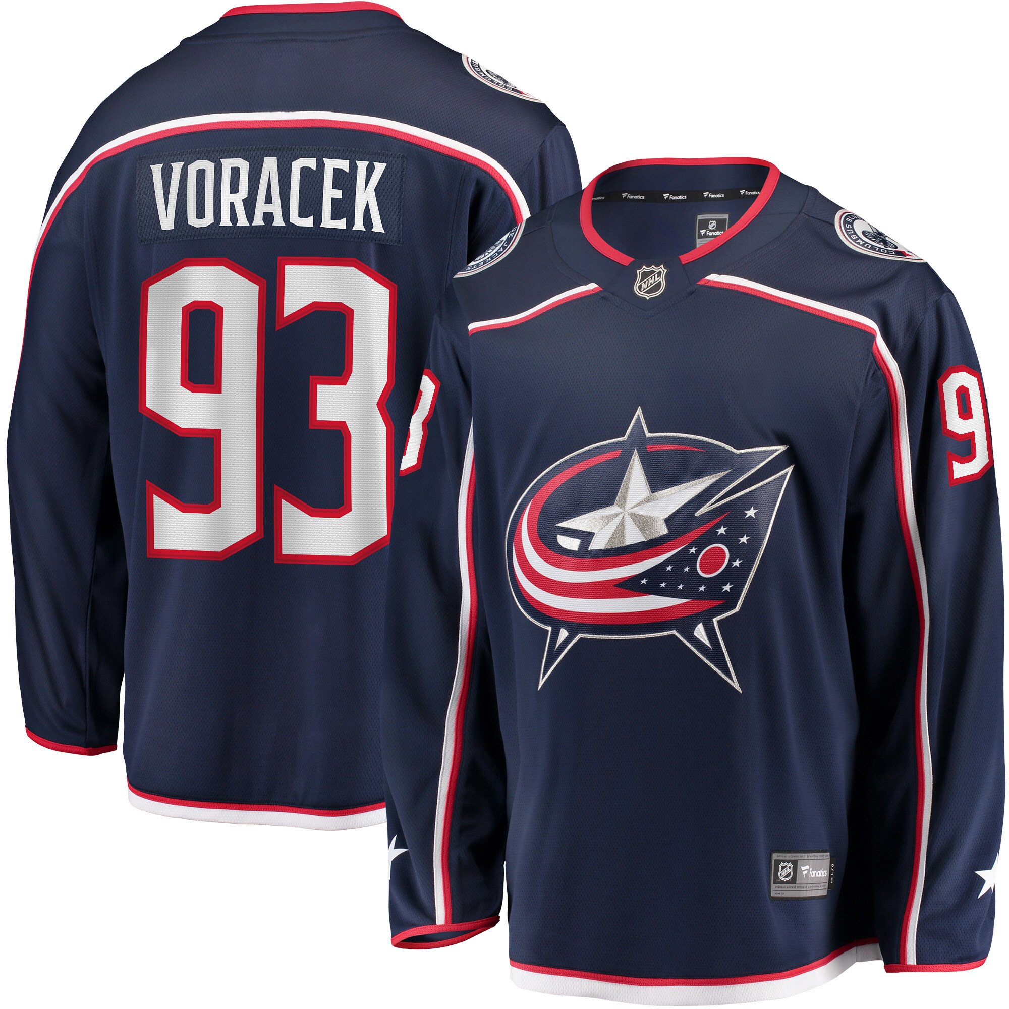 Jakub Voracek Columbus Blue Jackets Breakaway Player Jersey - Navy