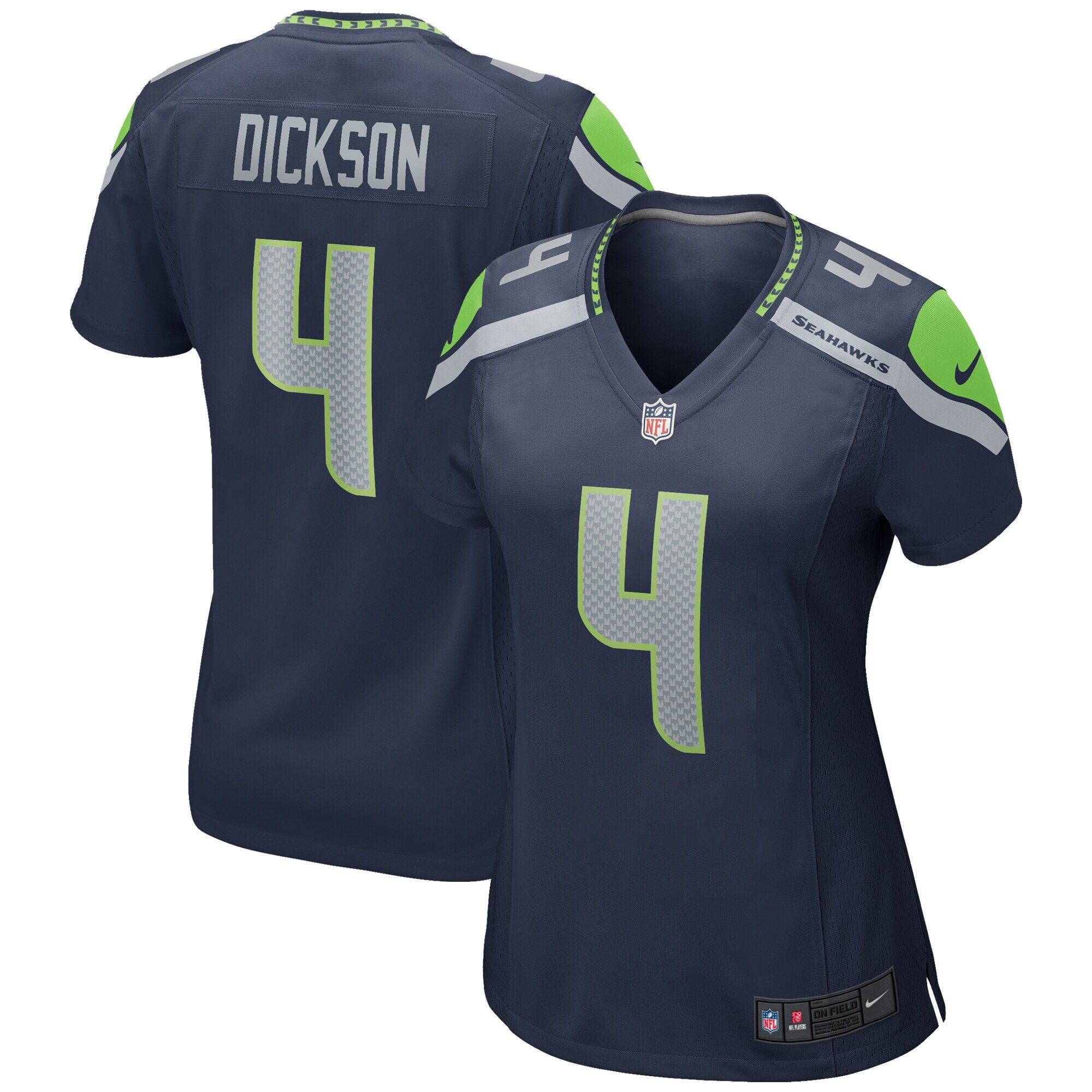 Michael Dickson Seattle Seahawks  Women's Game Jersey - College Navy