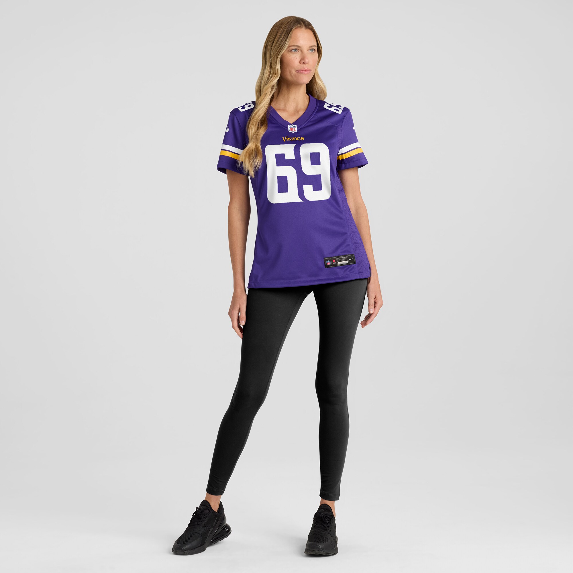 Dan Feeney Minnesota Vikings Women's Team Game Jersey -  Purple