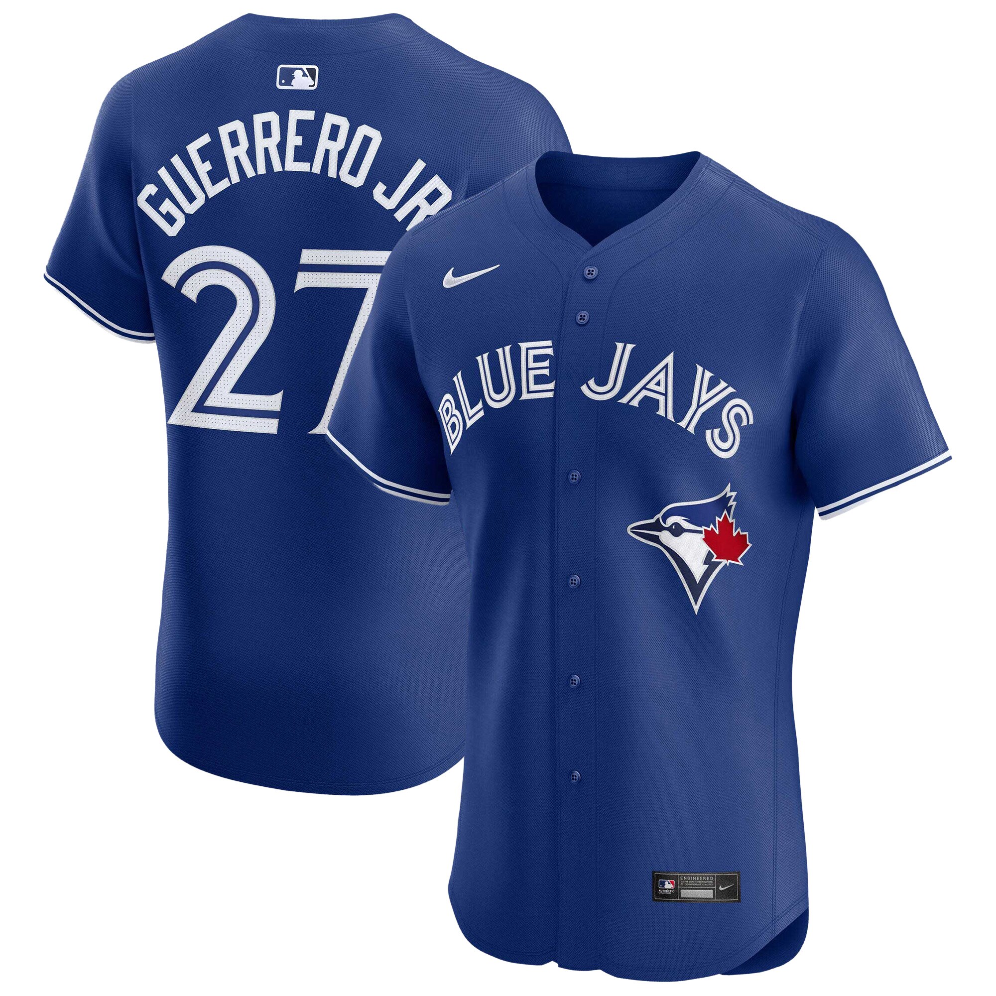 Vladimir Guerrero Jr. #27 Toronto Blue Jays Alternate Elite Player Jersey - Royal