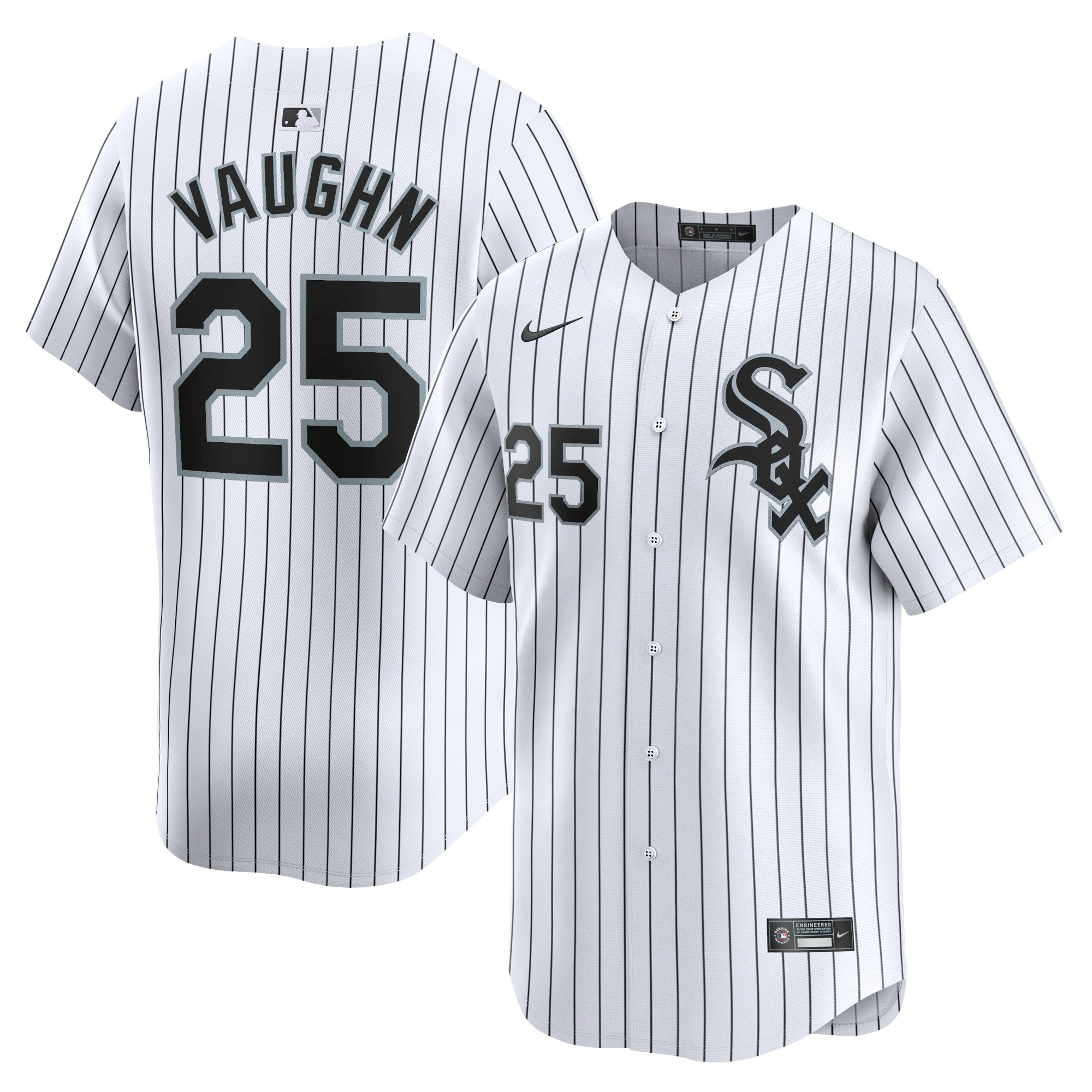 Men's Chicago White Sox Andrew Vaughn  White Home Limited Player Jersey