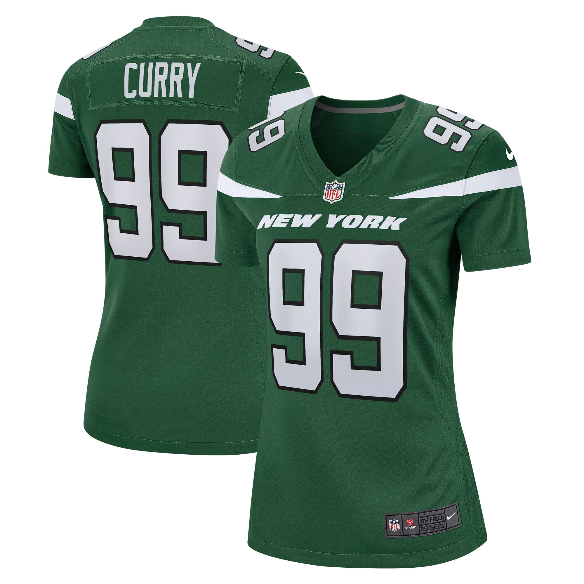 Vinny Curry New York Jets  Women's Game Jersey - Gotham Green
