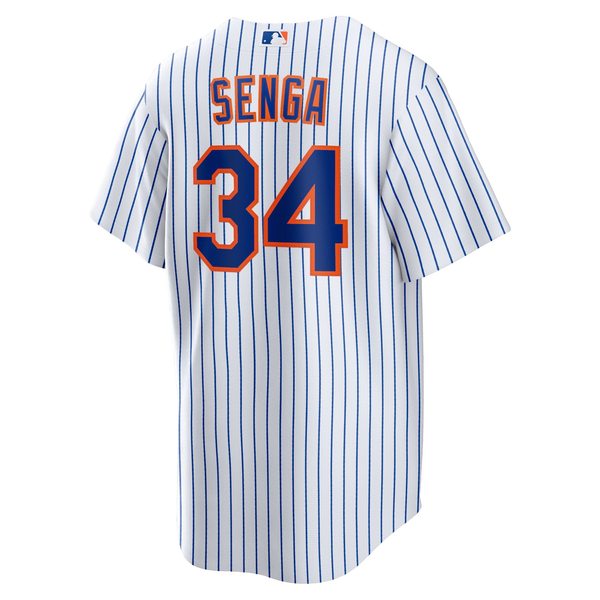 Men's New York Mets Kodai Senga  White/Royal Home Replica Player Jersey