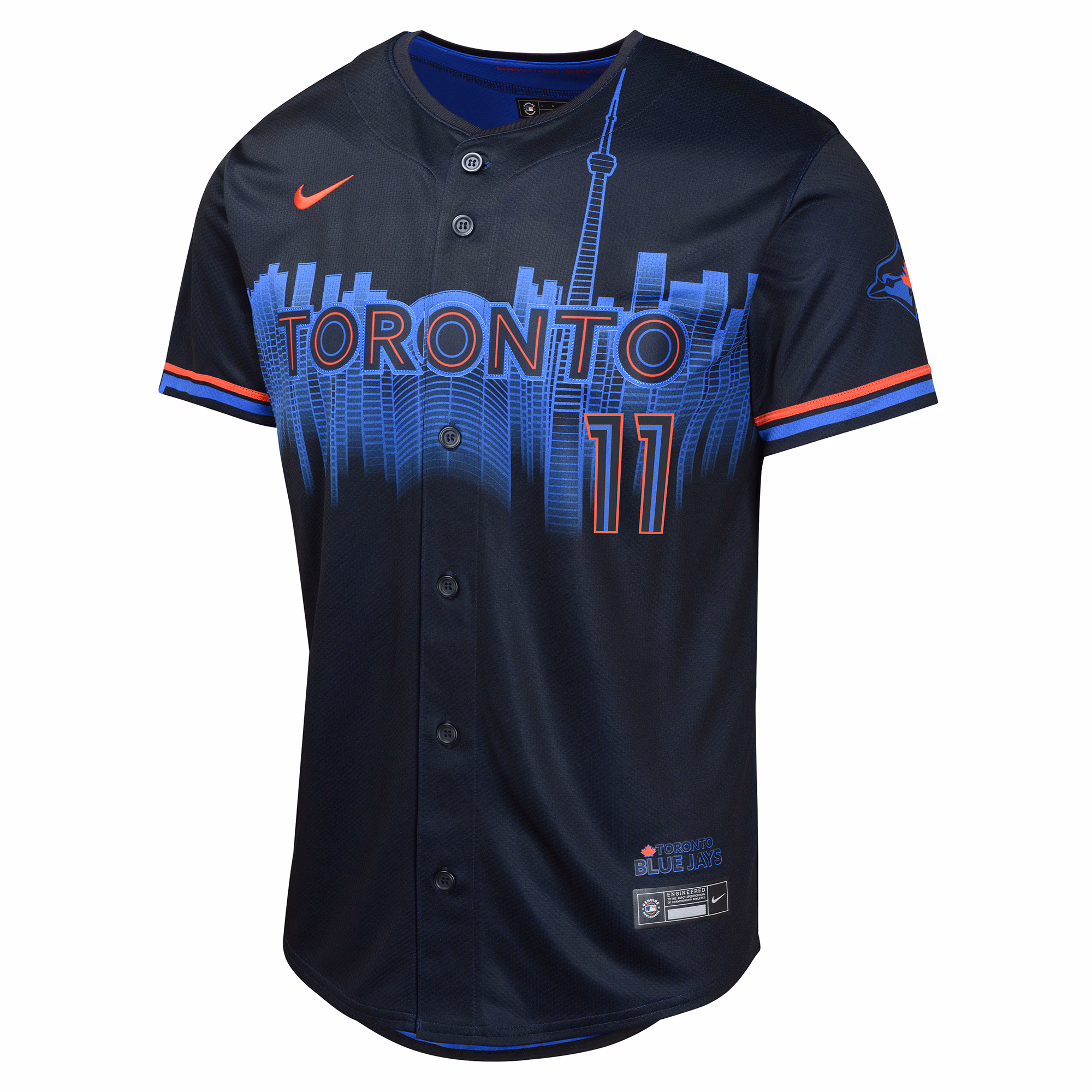 Bo Bichette #11 Toronto Blue Jays Youth 2024 City Connect Limited Player Jersey - Navy