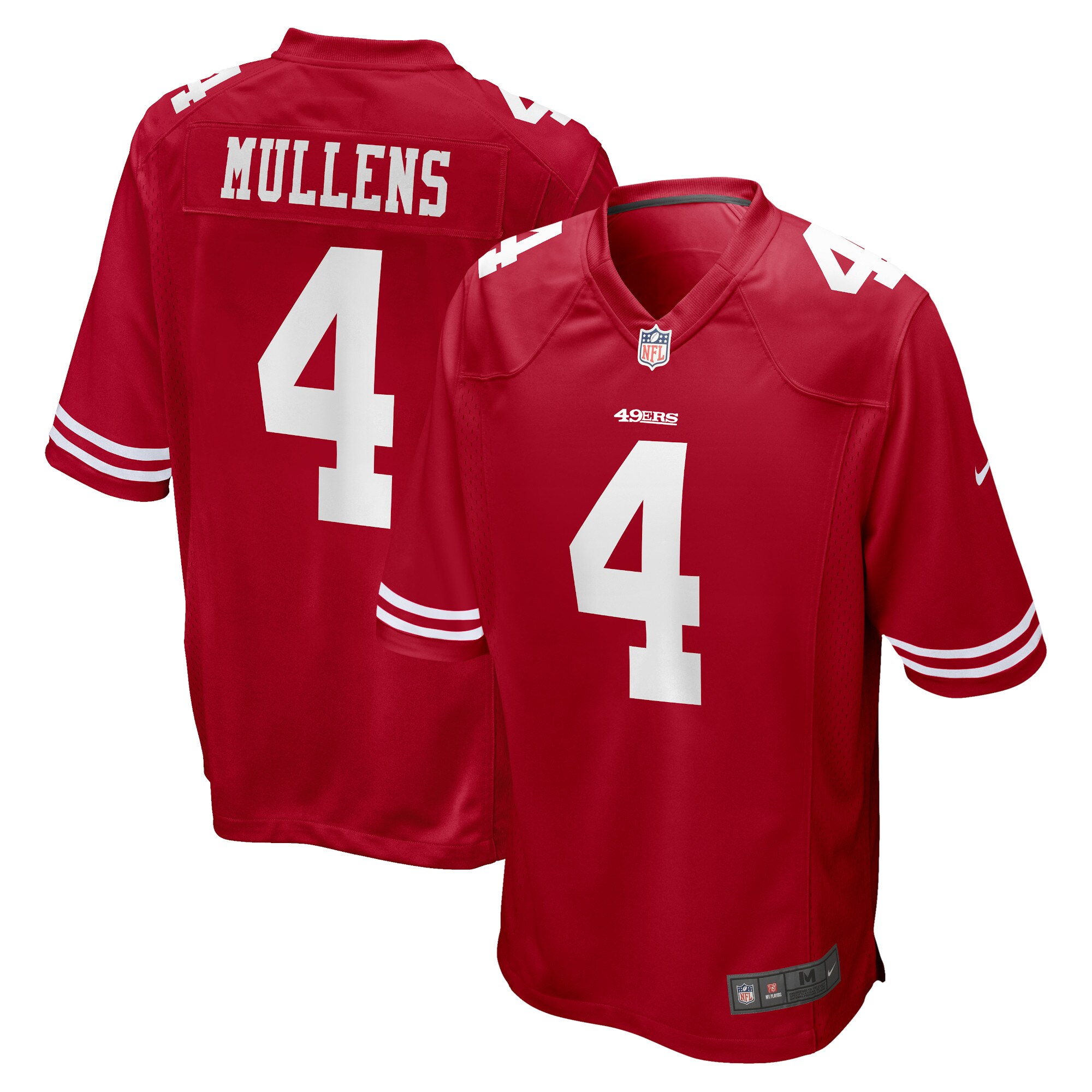 Nick Mullens San Francisco 49ers  Game Player Jersey - Scarlet