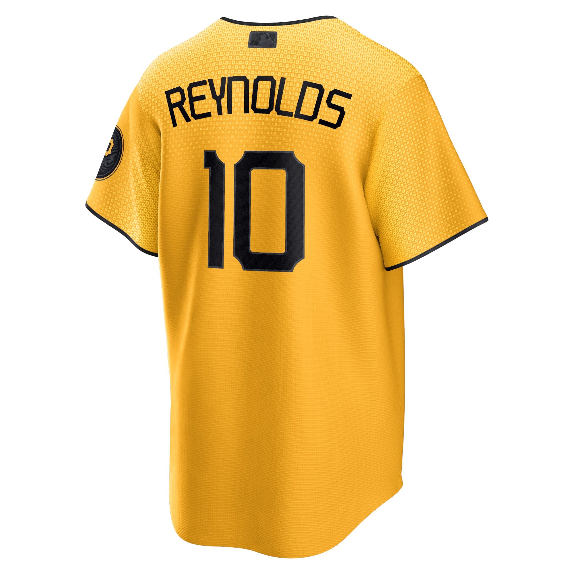 Men's Pittsburgh Pirates Bryan Reynolds  Gold City Connect Replica Player Jersey