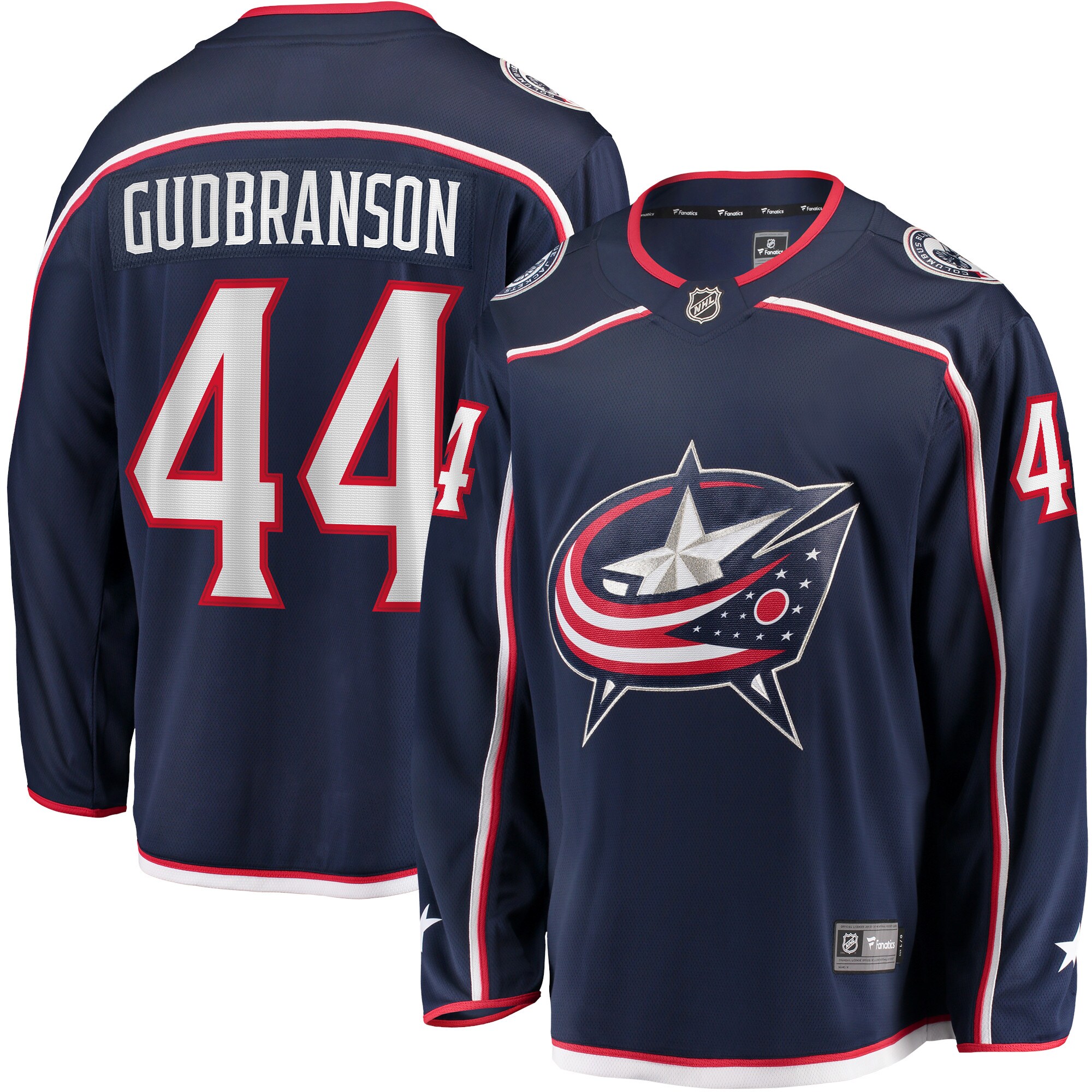 Erik Gudbranson Columbus Blue Jackets Home Breakaway Player Jersey - Navy