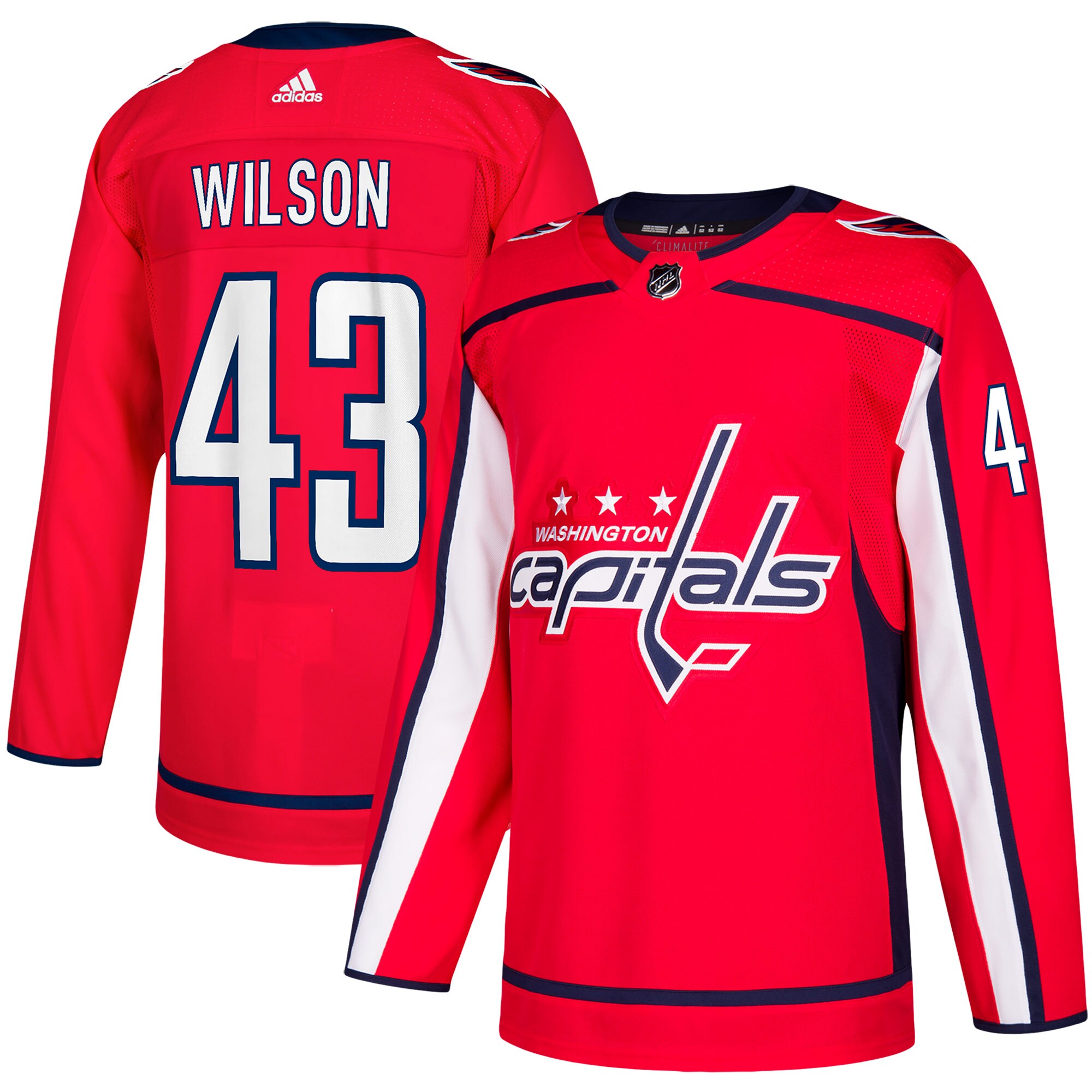 Tom Wilson Washington Capitals  Home Authentic Player Jersey - Red