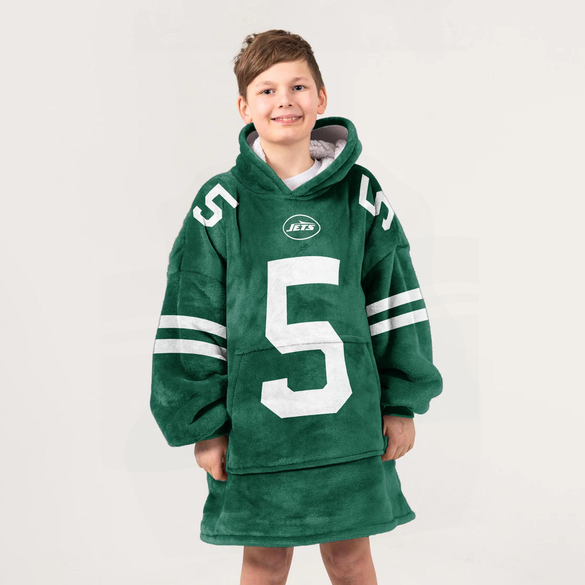 Adult GW 5 New York Football Unisex Blanket Hoodie