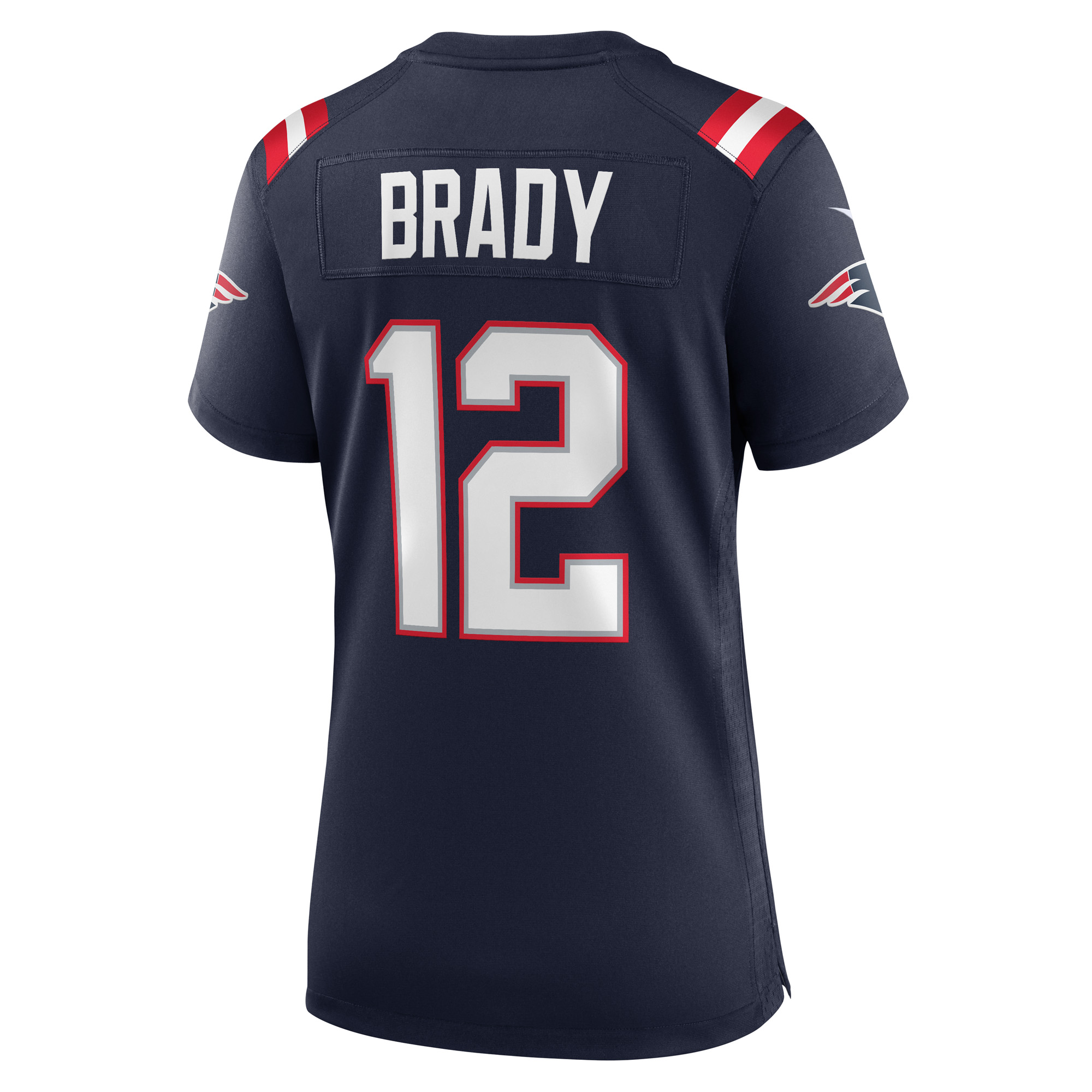Tom Brady New England Patriots  Women's Retired Game Jersey - Navy