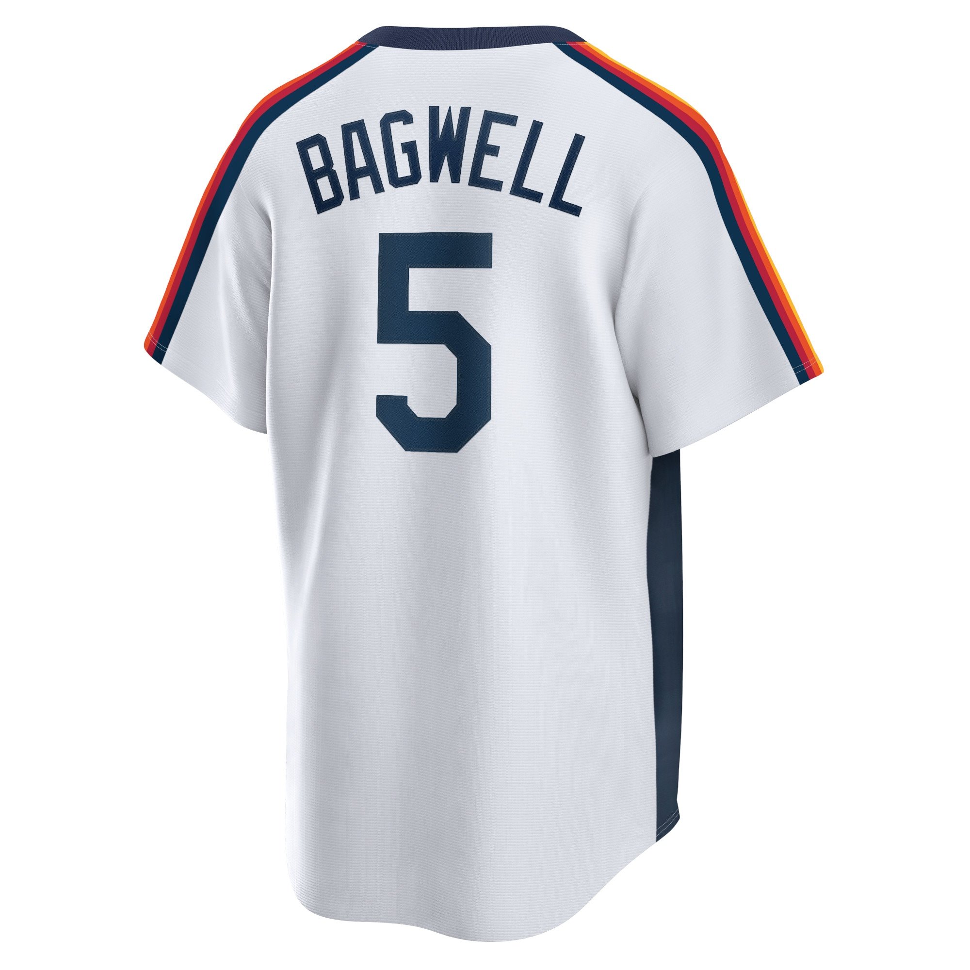 Men's Houston Astros Jeff Bagwell  White Home Cooperstown Collection Logo Player Jersey