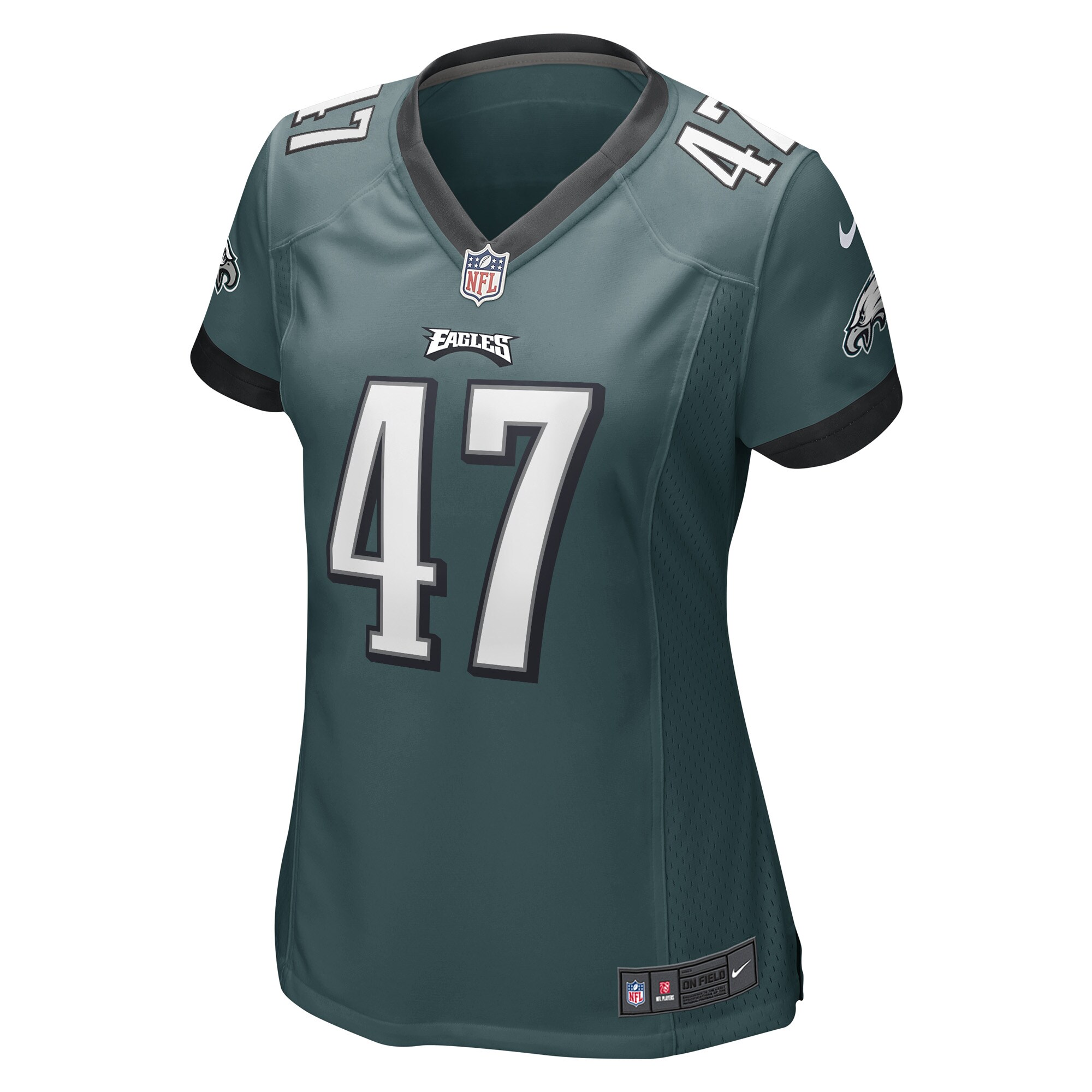 Dalton Keene Philadelphia Eagles  Women's Game Player Jersey - Midnight Green